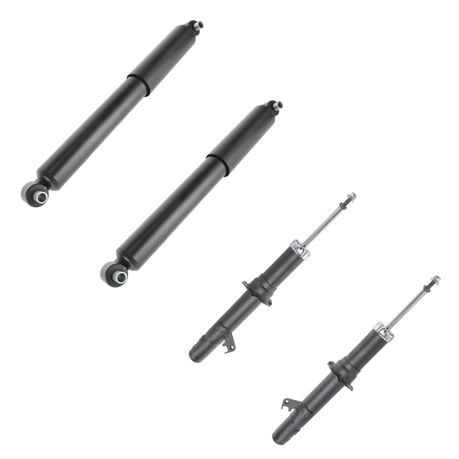 High-Performance Front & Rear Shock & Strut Kit - Compatible with 2006-2009 Ford Fusion, 2007-2009 Lincoln MKZ, 2006 Zephyr & Mercury Milan - Smooth Ride for Daily Commutes & Road Trips