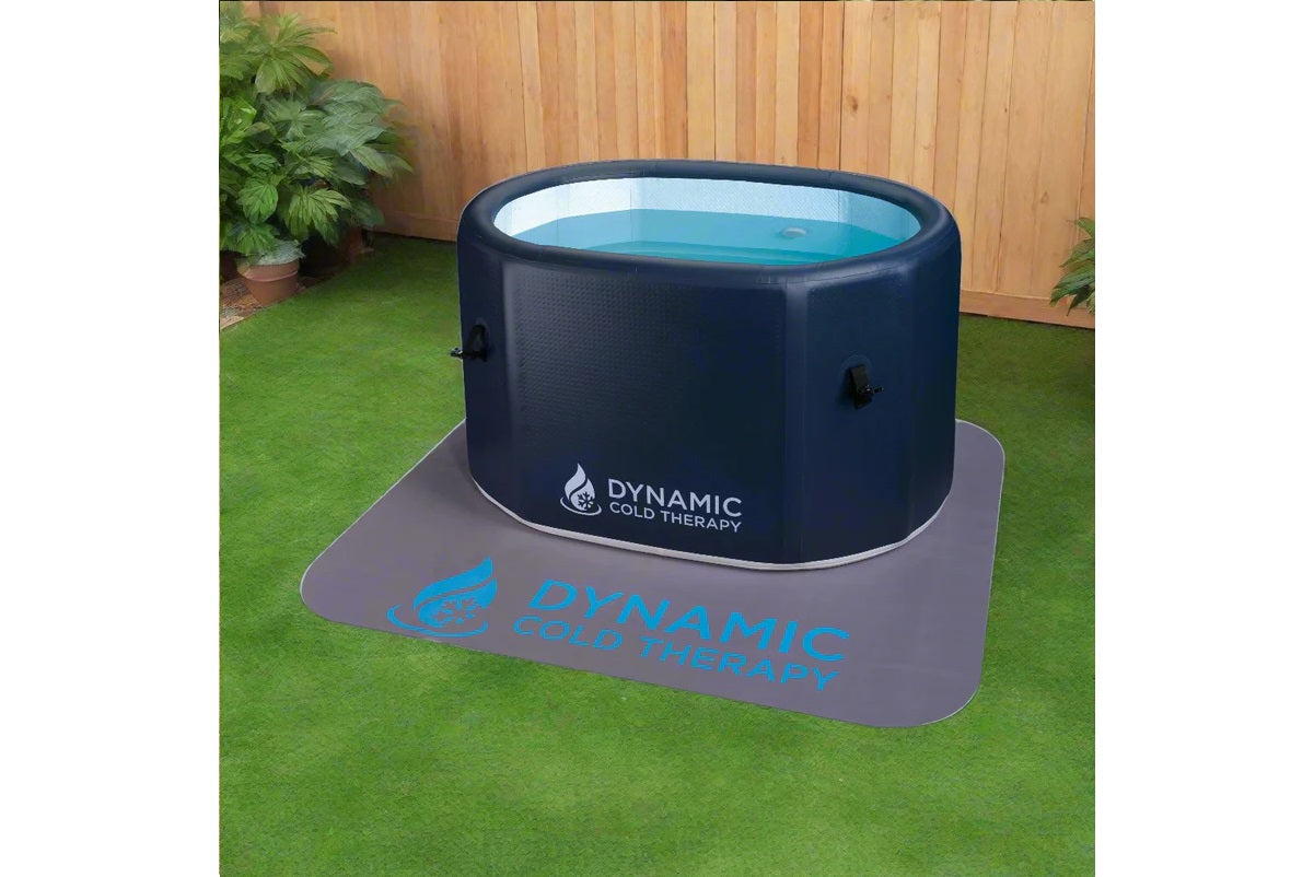 Dynamic Cold Therapy Inflatable Oval Cold Plunge Tub - Portable Ice Bath for Muscle Recovery, Pain Relief & Athletic Performance - Perfect for Home Gym, Post-Workout Recovery & Cryotherapy
