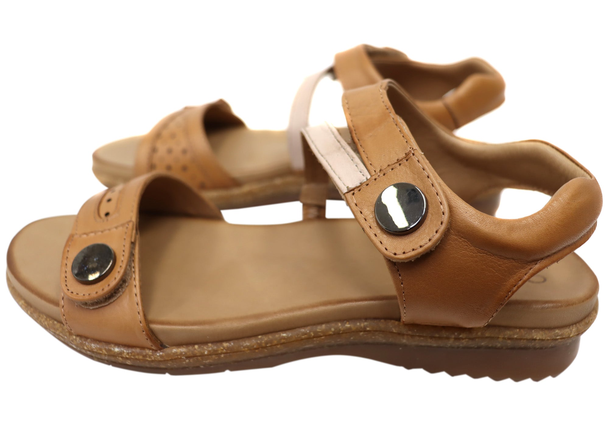 Orizonte Sorrento Women's Comfortable Leather Sandals - European Style Summer Casual Shoes for Beach, Vacation & Daily Wear