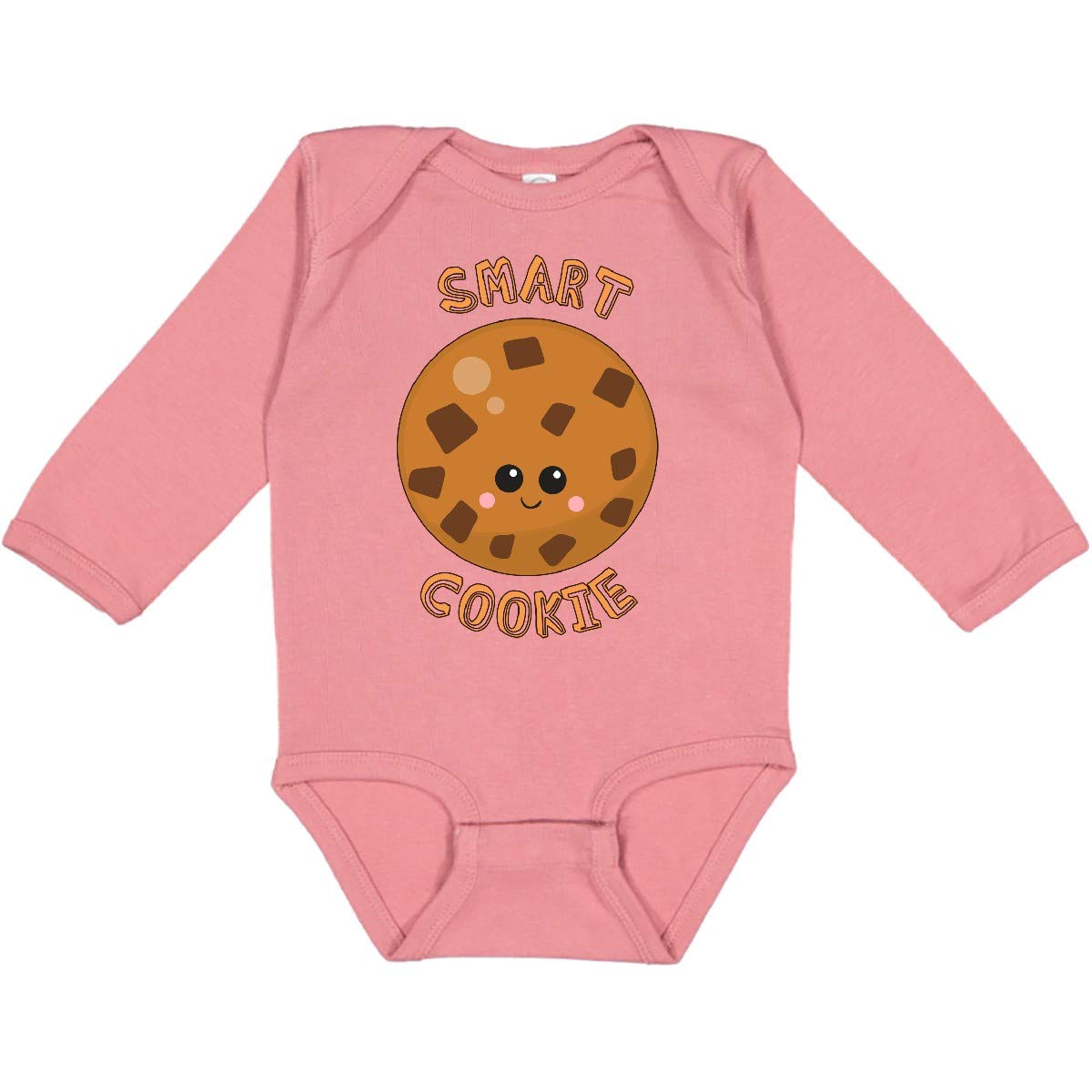 Inktastic Smart Cookie Long Sleeve Baby Bodysuit - Adorable Infant Outfit for Holidays, Photos & Family Gatherings