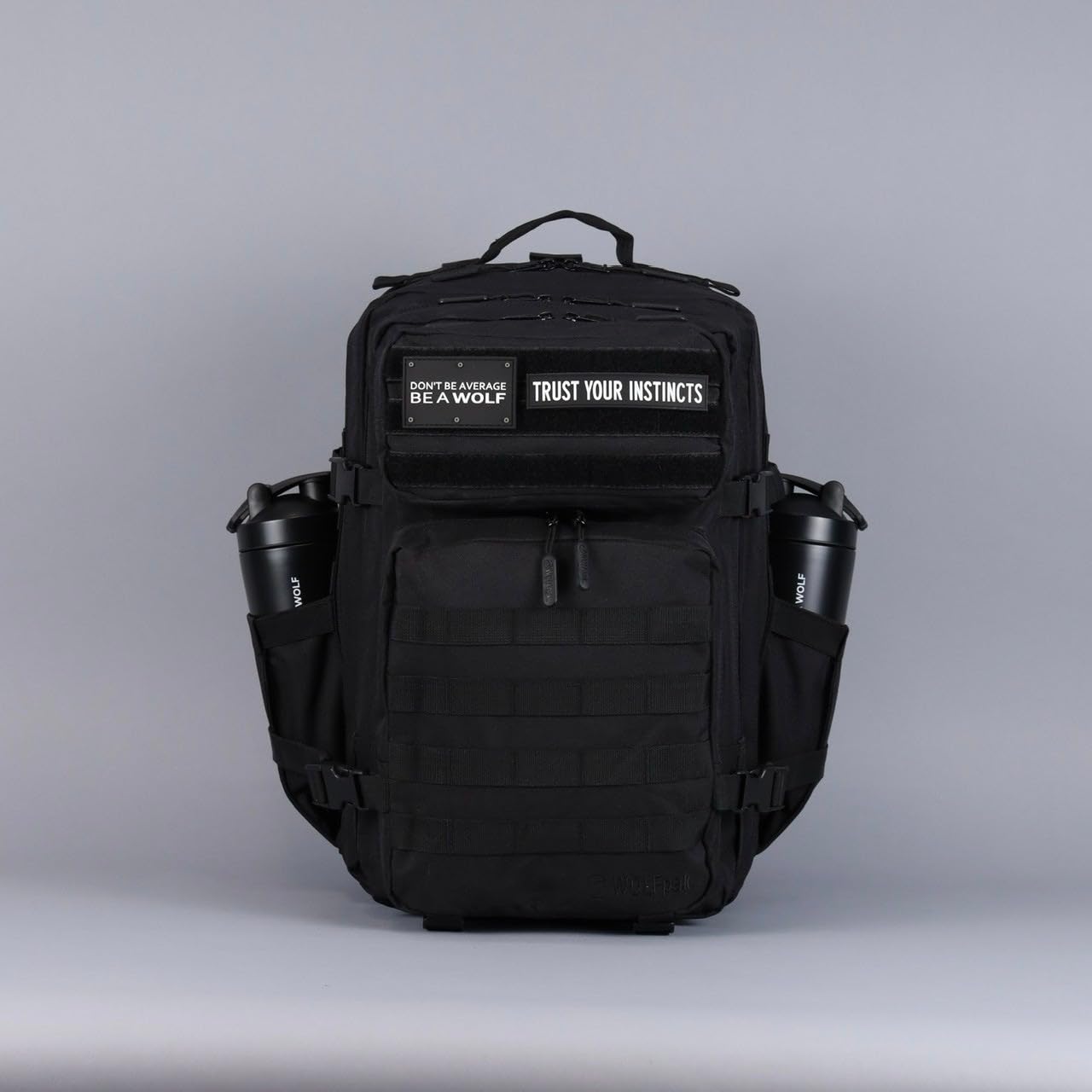 WOLFpak 45L Backpack (Alpha Black) - Durable Camping, Hiking, Gym & Travel Backpack for Men & Women - Perfect for Outdoor Adventures, Workouts & Daily Commute