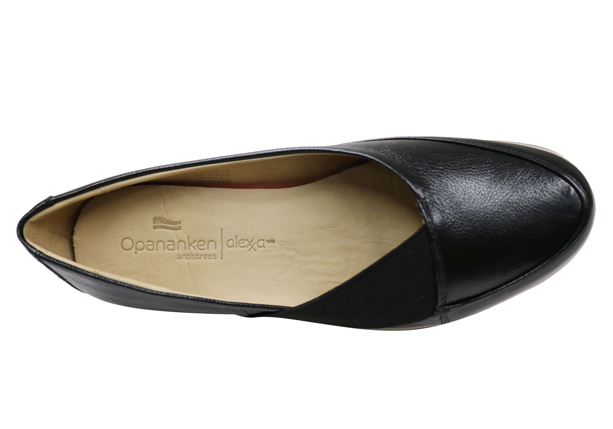 Opananken Tatum Women's Comfortable Brazilian Leather Flats Shoes - Stylish & Breathable for Work, Travel & Everyday Wear