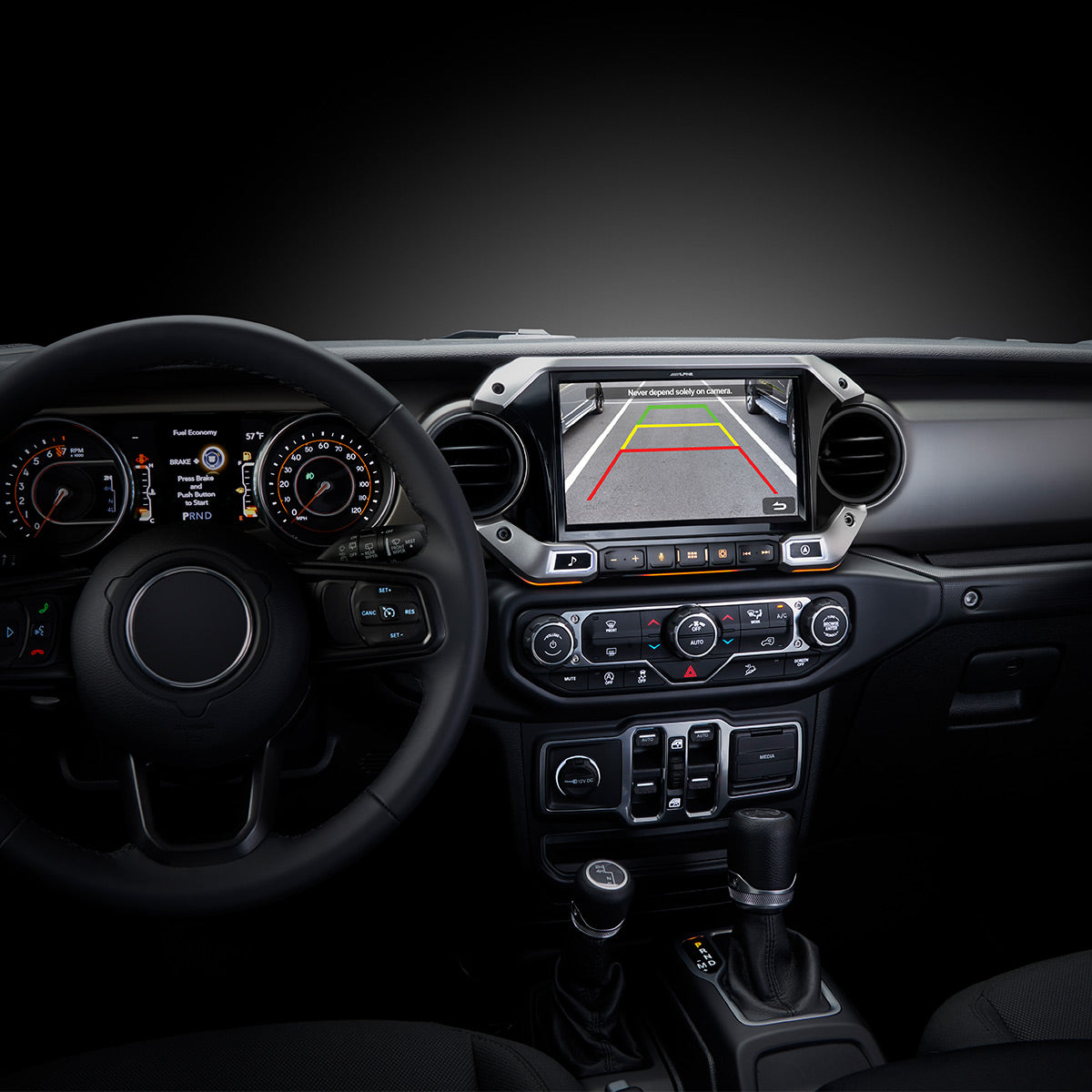 Alpine i509-WRA-JL 9-Inch Multimedia Receiver for 2018+ Jeep Wrangler & 2020+ Jeep Gladiator - CarPlay, Android Auto, HD Radio | Perfect for Off-Road Adventures & Daily Commutes