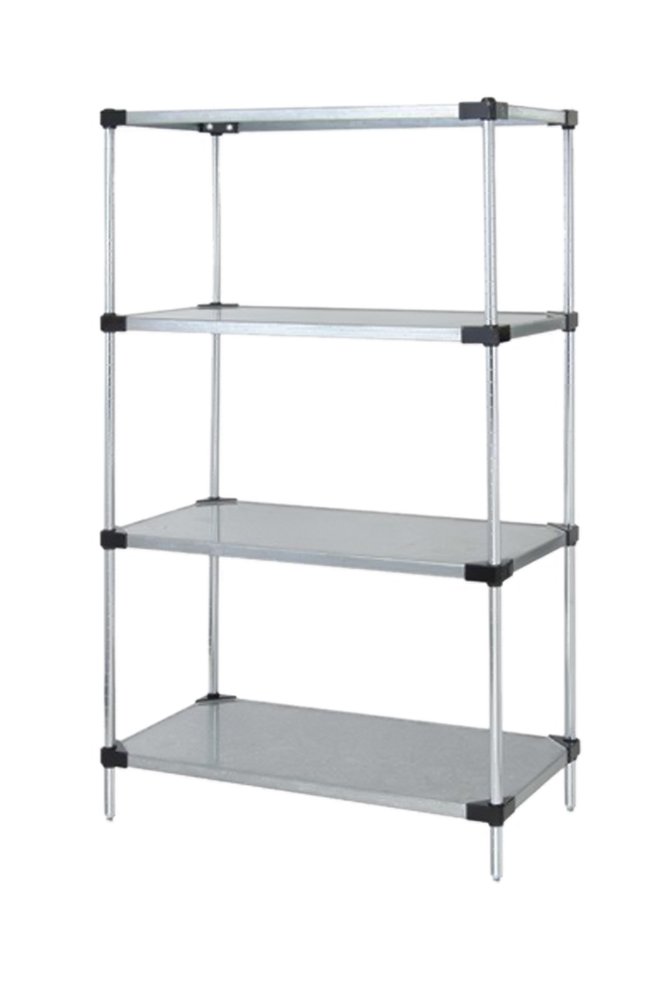 Quantum Solid Shelving 4-Shelf Starter Unit - 14