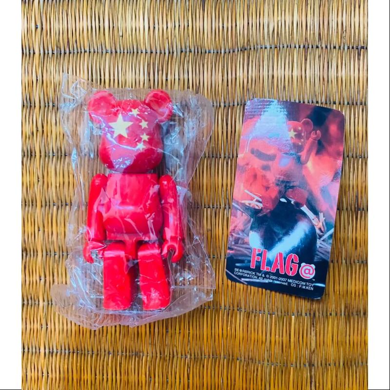 Bearbrick Series 15 FLAG China 100% Collectible Figure - Limited Edition Vinyl Art Toy for Display & Home Decor