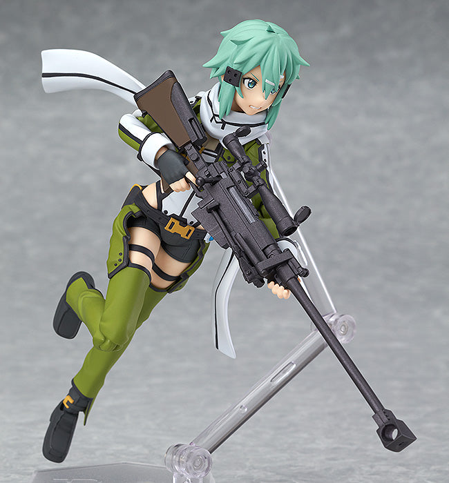 Figma #241 Sinon Sword Art Online II Action Figure - Anime Collectible for Fans, Gift for Gamers & Otaku - Perfect for Display, Cosplay, and Anime Conventions