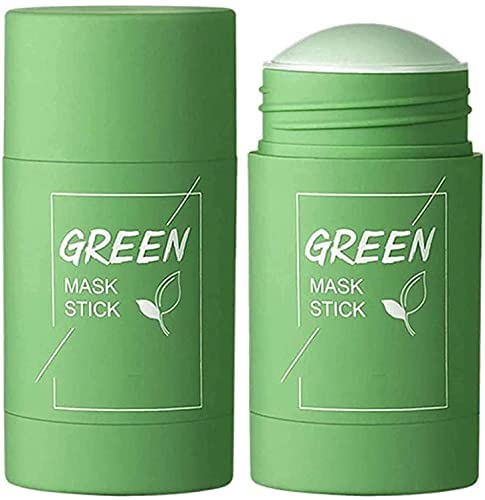 Virza Trade Green Tea Purifying Clay Stick Mask - Deep Cleansing, Oil Control & Anti-Acne for Oily & Sensitive Skin | Exfoliating Face Mask for Blackhead Removal & Pore Minimizing | Perfect for Daily Skincare Routine & Spa Night