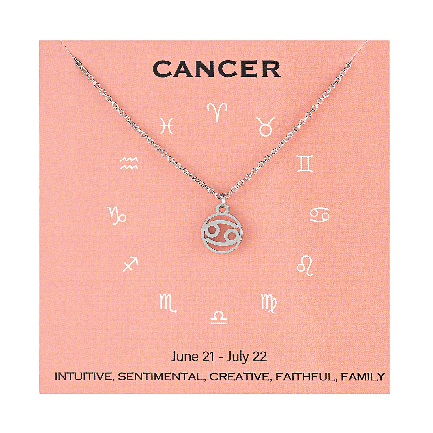 Zodiac Necklace for Women - Personalized Constellation Horoscope Jewelry - Perfect Birthday & Christmas Gift for Her - Ideal for Daily Wear, Special Occasions & Astrology Lovers
