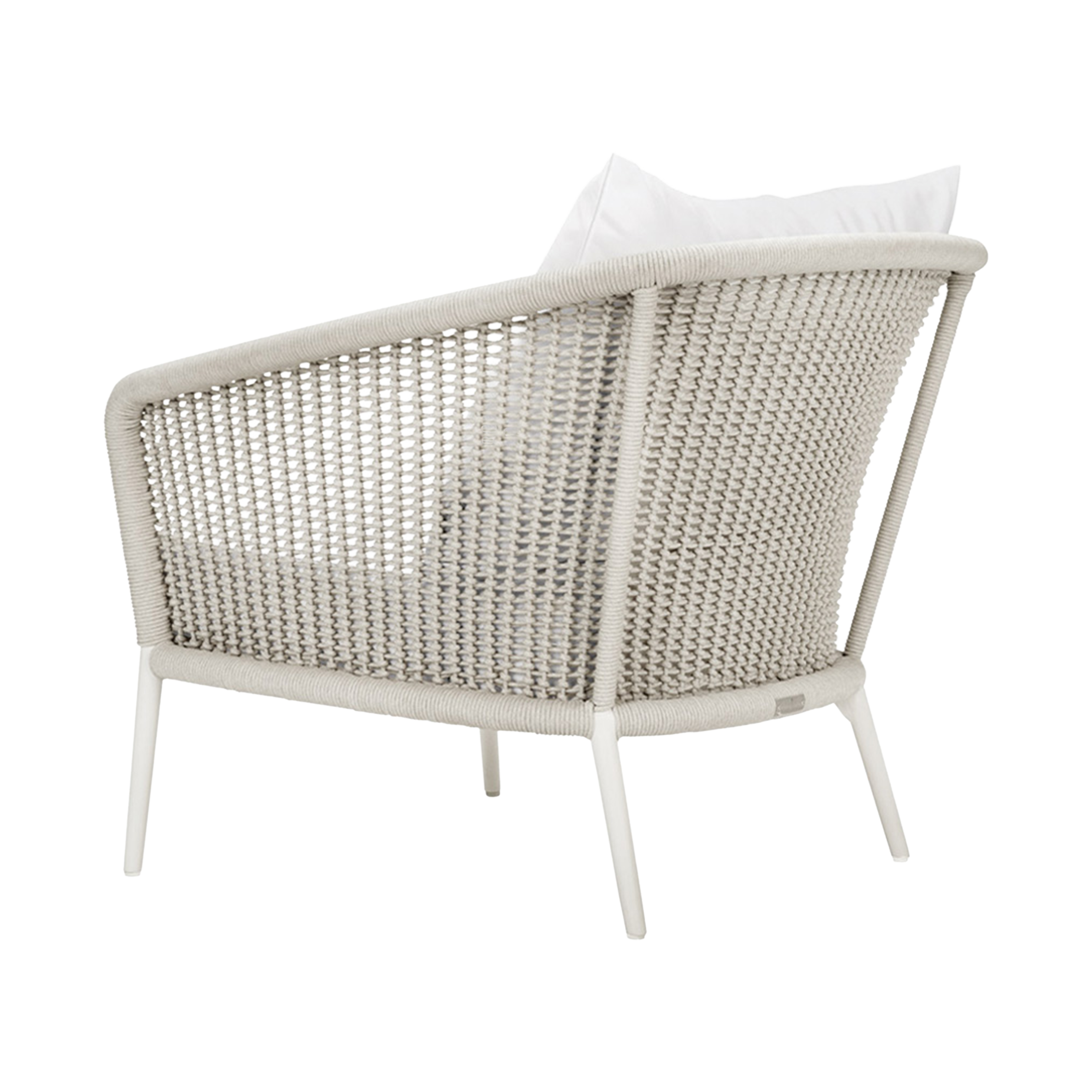 Modern Knot Lounge Chair - Handwoven Rattan Accent Chair for Living Room, Bedroom, or Patio - Perfect for Relaxing, Reading, and Lounging