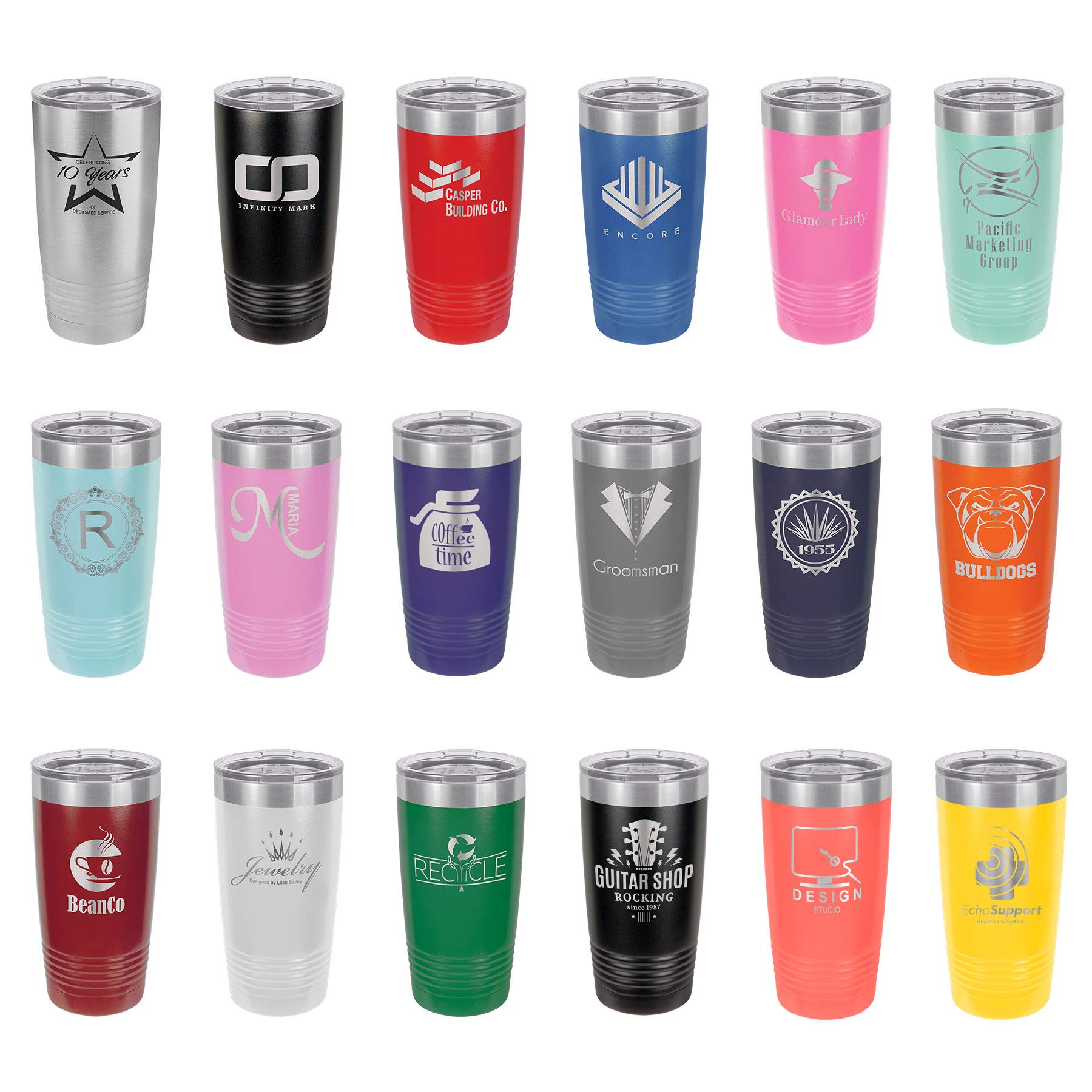 Laser Engraved 20oz Red Polar Camel Stainless Steel Tumbler - Double Wall Vacuum Insulated Travel Mug for Hot & Cold Drinks - Perfect for Camping, Office, Gym & Outdoor Adventures