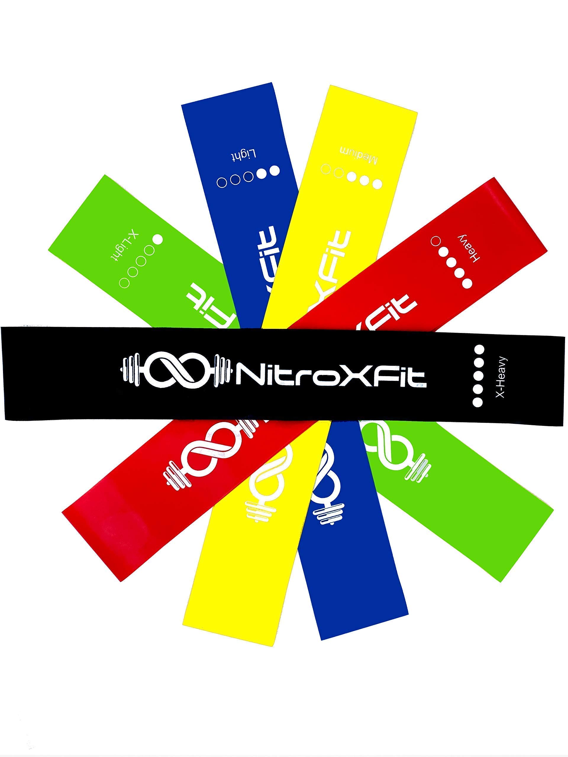 Premium Latex Resistance Loop Bands for Workouts - 12in Exercise Bands for BeachBody, Physical Therapy, Yoga & Home Gym - Stretchy, Skin-Friendly, Up to 40lbs - Perfect for Indoor & Outdoor Fitness, Strength Training & Muscle Recovery