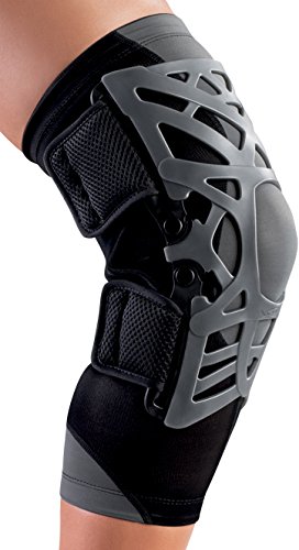 DonJoy Reaction Web Knee Support Brace with Compression Undersleeve - Grey, X-Large/2X-Large - Ideal for Running, Basketball & Post-Surgery Recovery