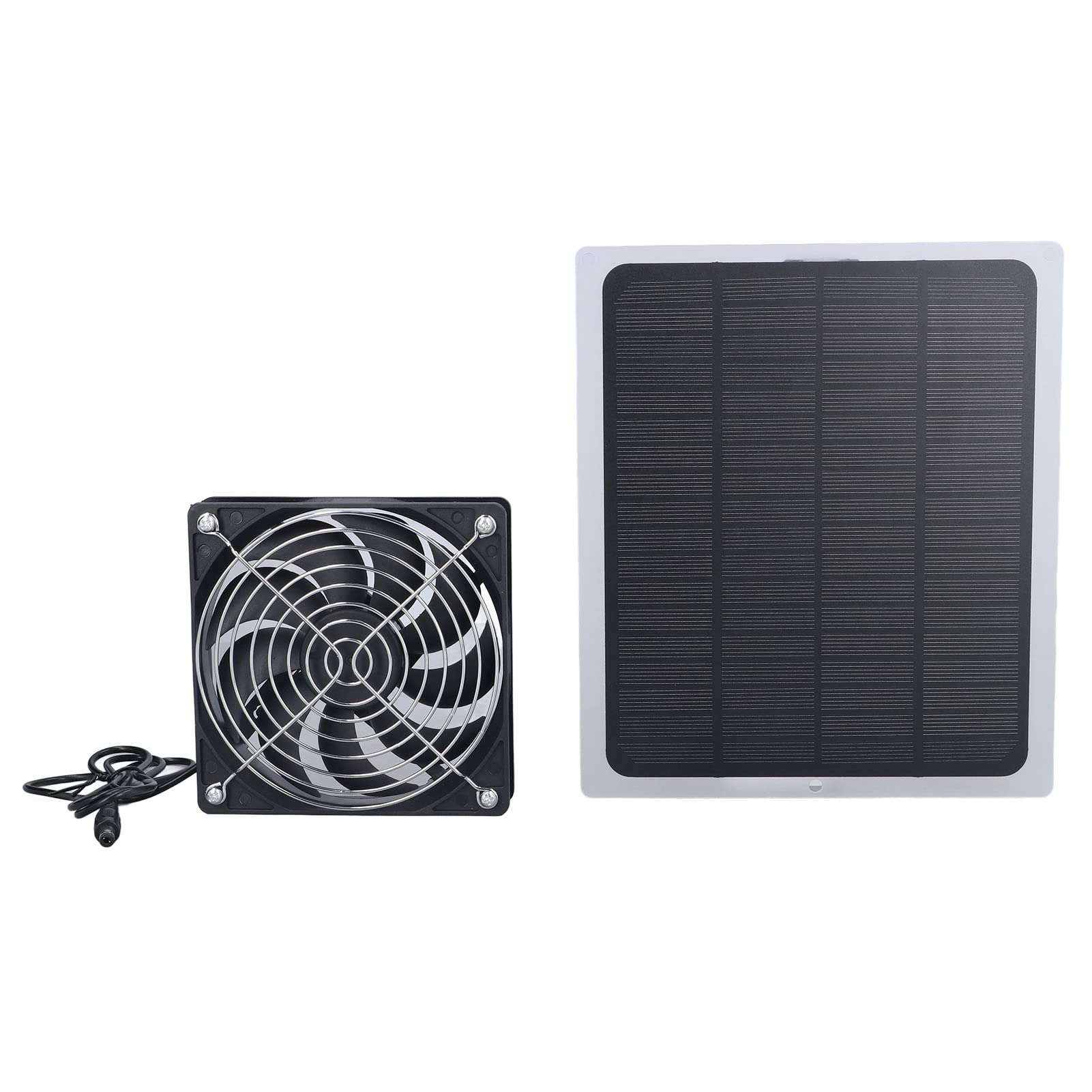 Eco-Friendly 6W Solar Fan for Greenhouse & Travel - Waterproof, High Efficiency Solar Powered Ventilation Fan for Outdoor, Camping & Gardening Use