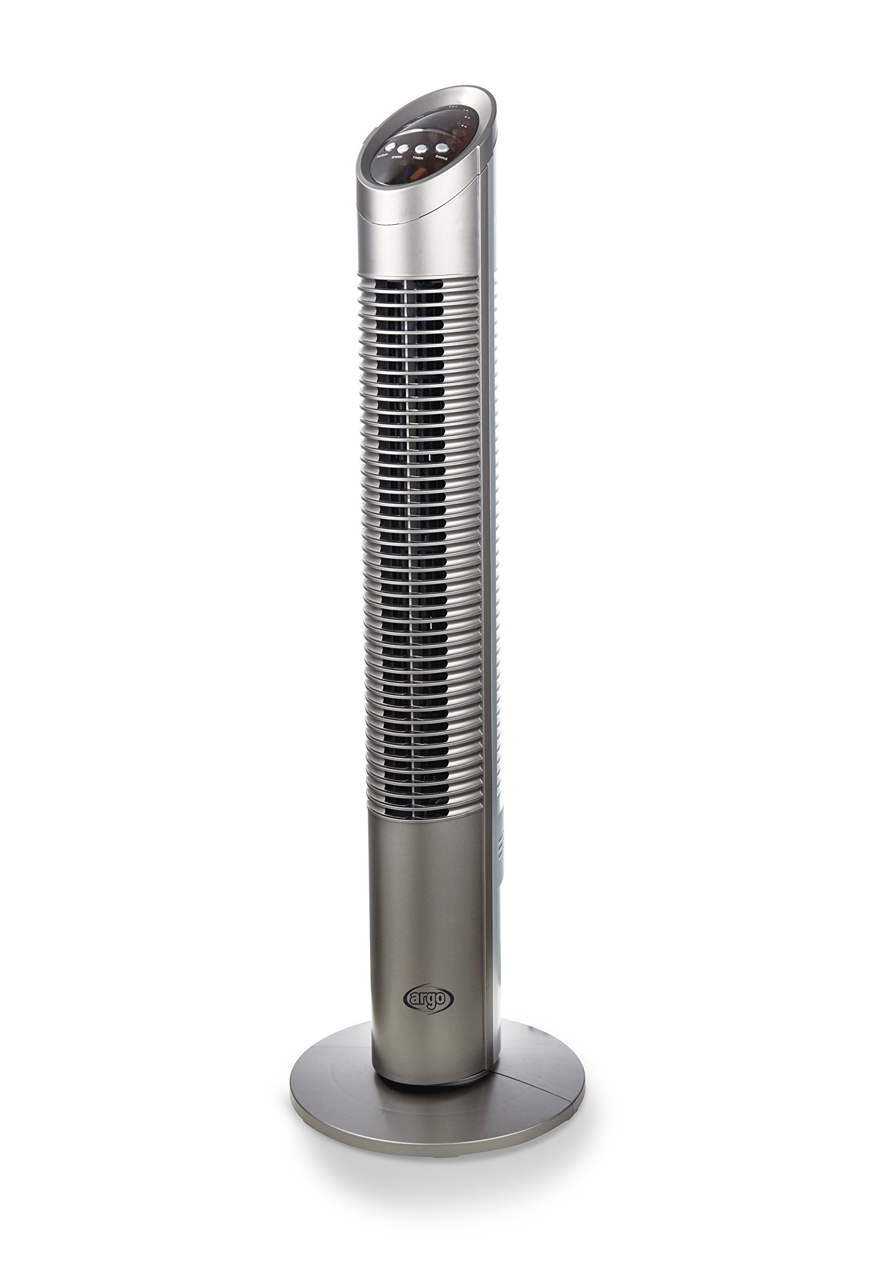 ARGO Aspire Tower Fan with Remote Control, 3 Speed Settings, 73cm Height - Quiet Cooling for Bedroom, Living Room & Office