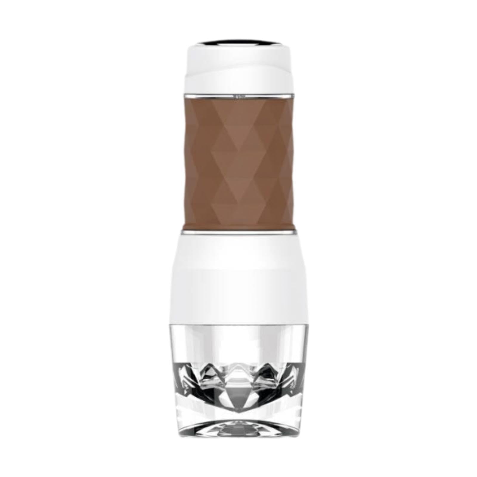 Coffee Press Pot for Camping, Travel & Gifts - Brown