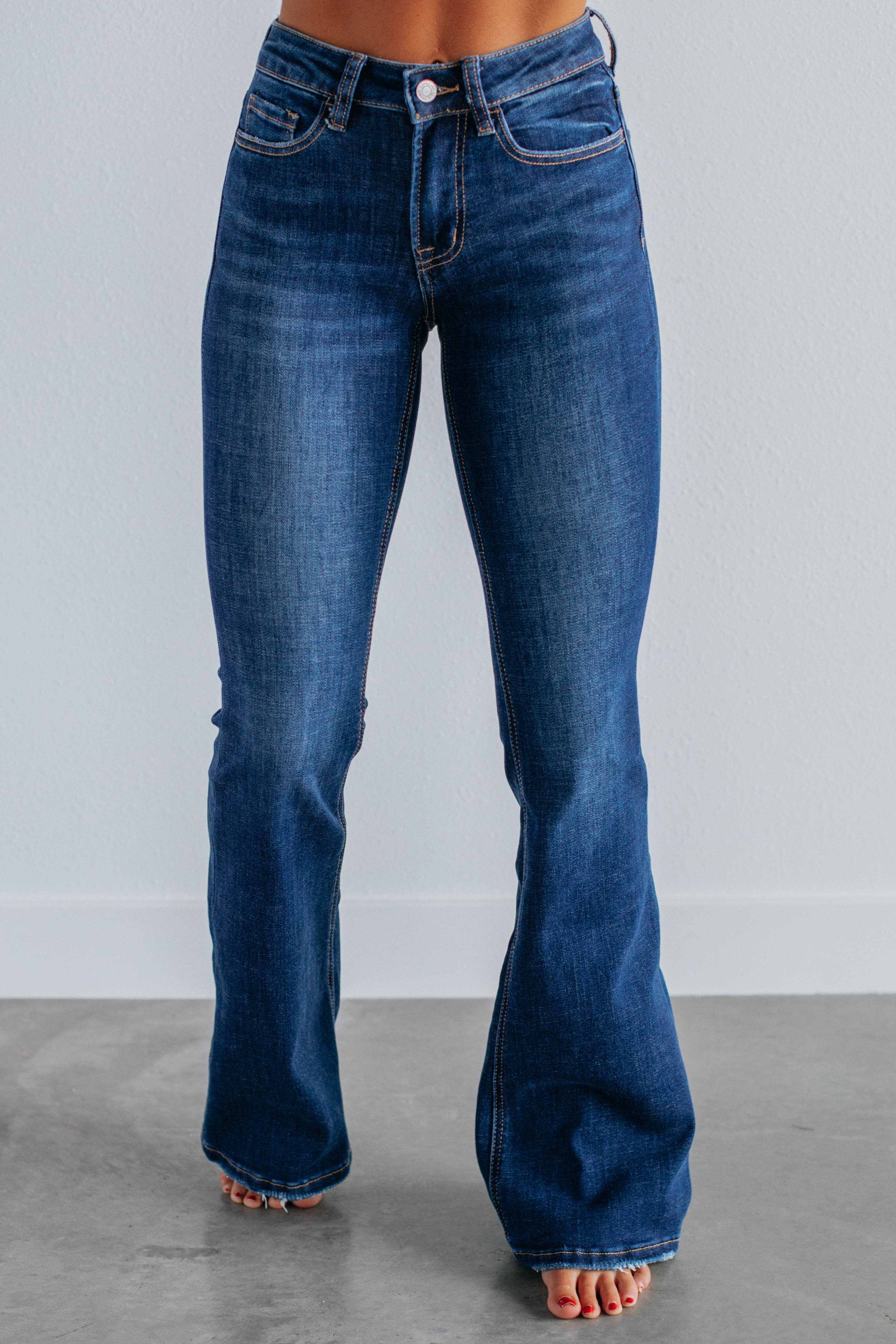 Caleigh Vervet Women's High Waist Skinny Jeans - Stretch Denim Pants for Casual Wear & Everyday Outfits