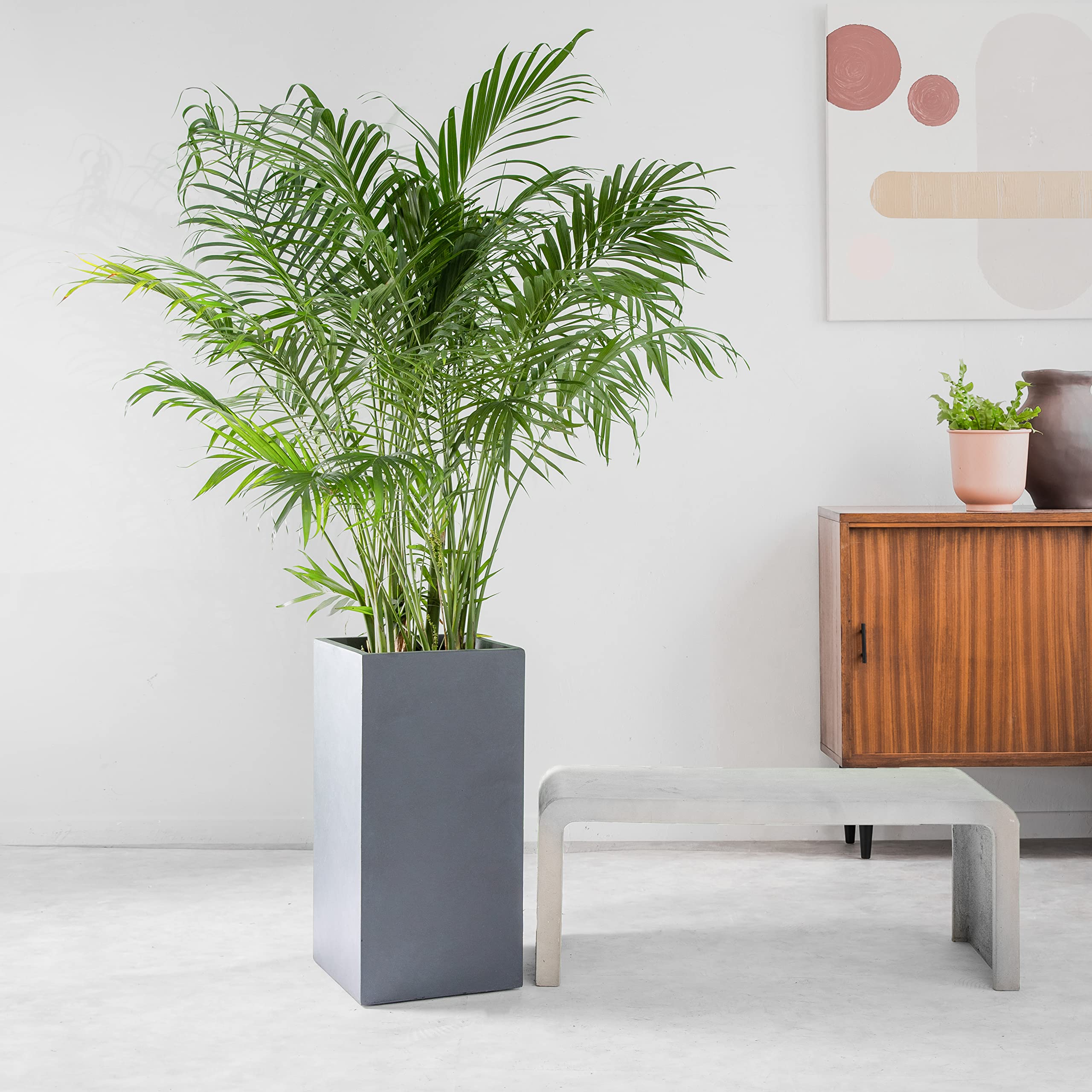 Kante AF0002C-60121 Large Lightweight Concrete Planter - 28