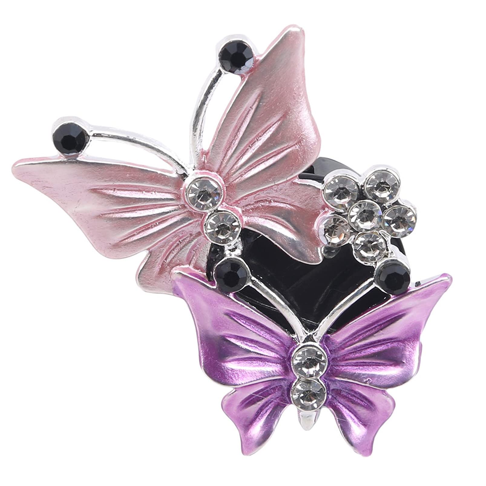 LoveAloe Butterfly Car Air Freshener Clip - Rose Pink Scented Fragrance for AC Vents & Home Decor | Novelty Auto Accessories for Fresh Smell in Vehicles, Offices & Bedrooms