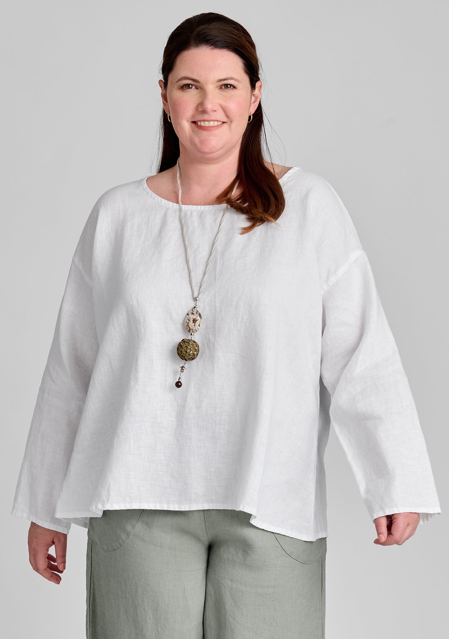Throw It On Long Sleeve Linen Shirt - Breathable Casual Button Down Top for Men & Women | Perfect for Beach, Office & Summer Outings