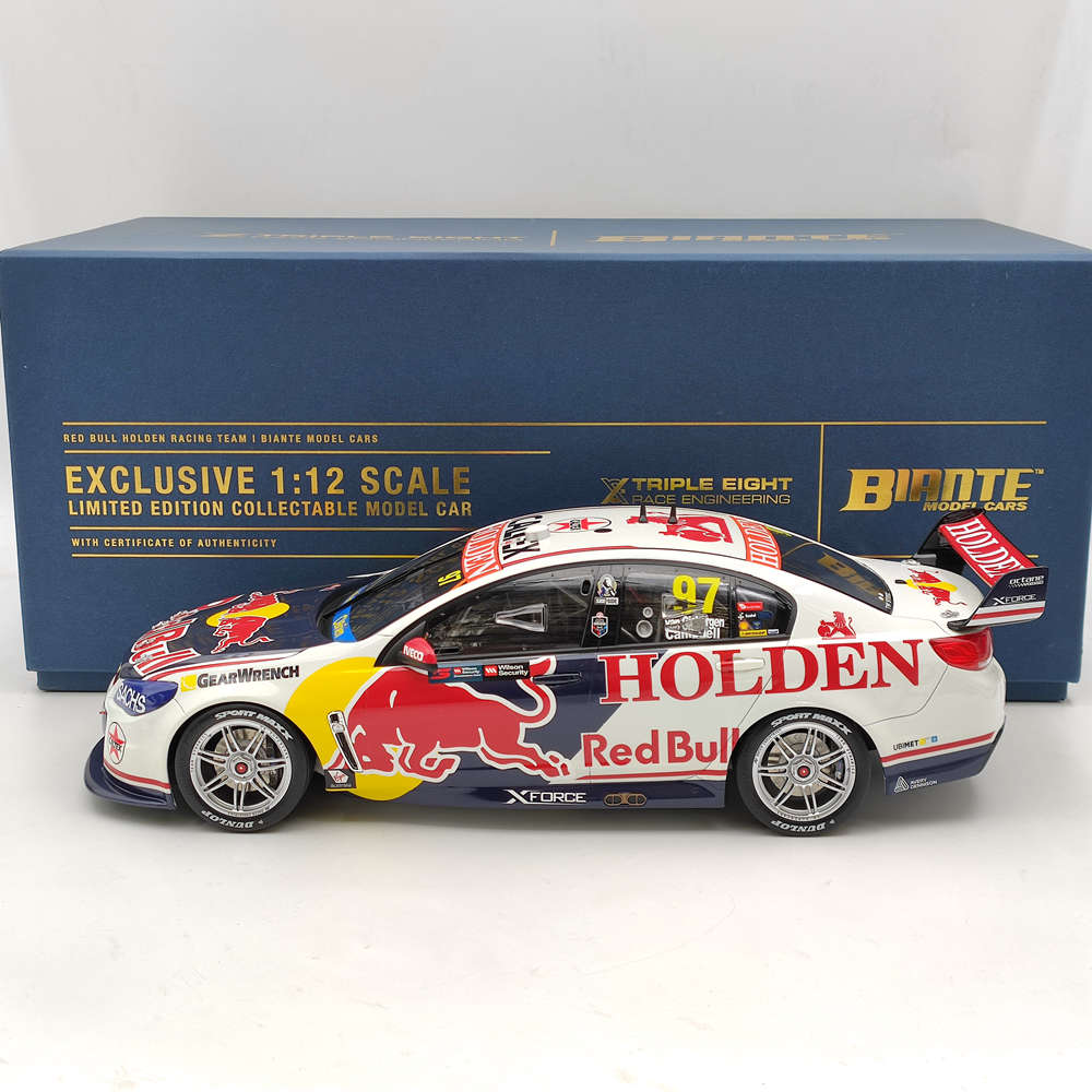 1:12 Scale Red Bull 2015 Bathurst Winner #888 Holden VF Commodore B12H15Q Resin Model Car - Collectible Diecast Racing Toy Gift for Car Enthusiasts & Display Decor for Office/Home