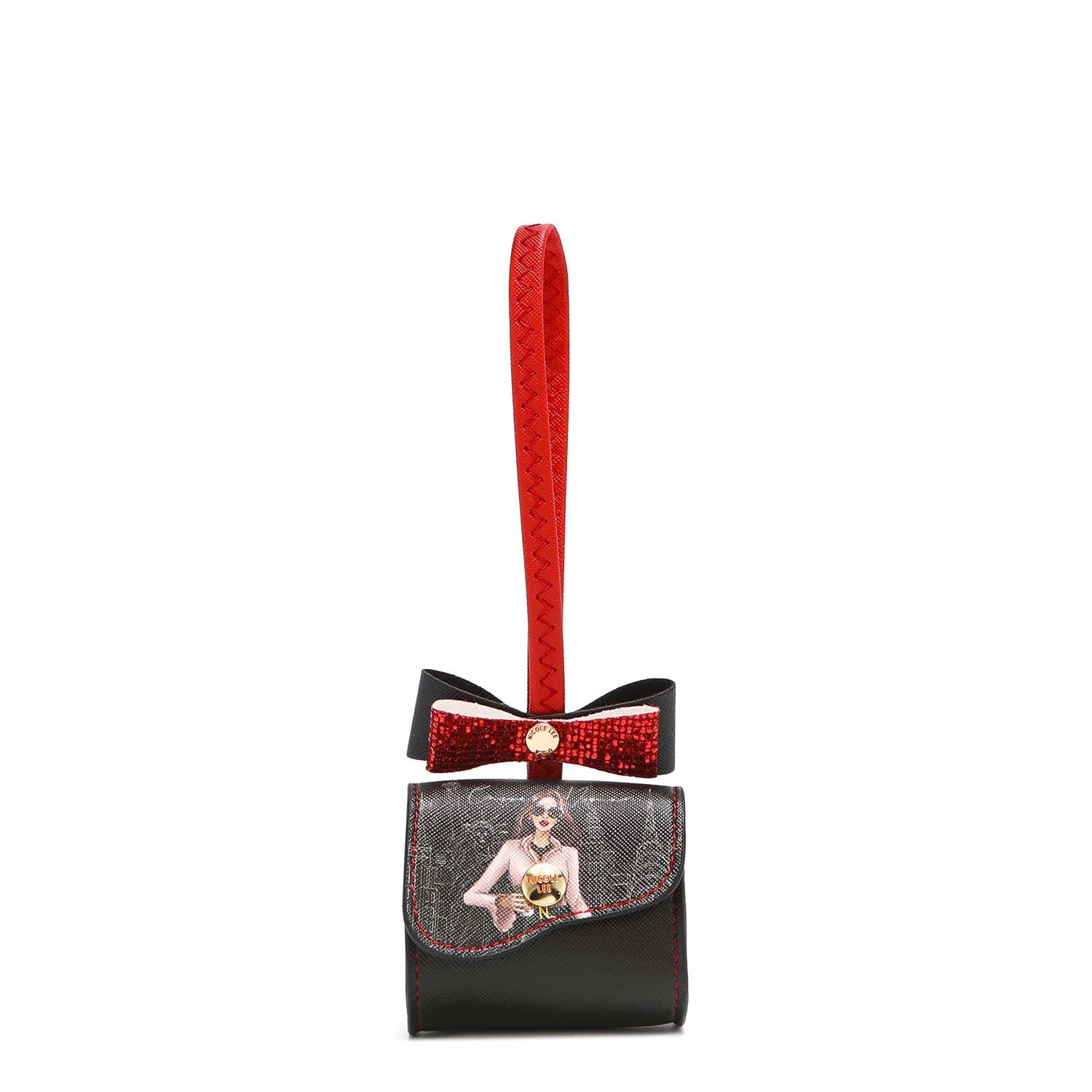 Sparkly Glitter Bow Mini Coin Purse for Women - Small Wallet for Cash, Cards & Coins - Perfect for Parties, Gifts & Everyday Use