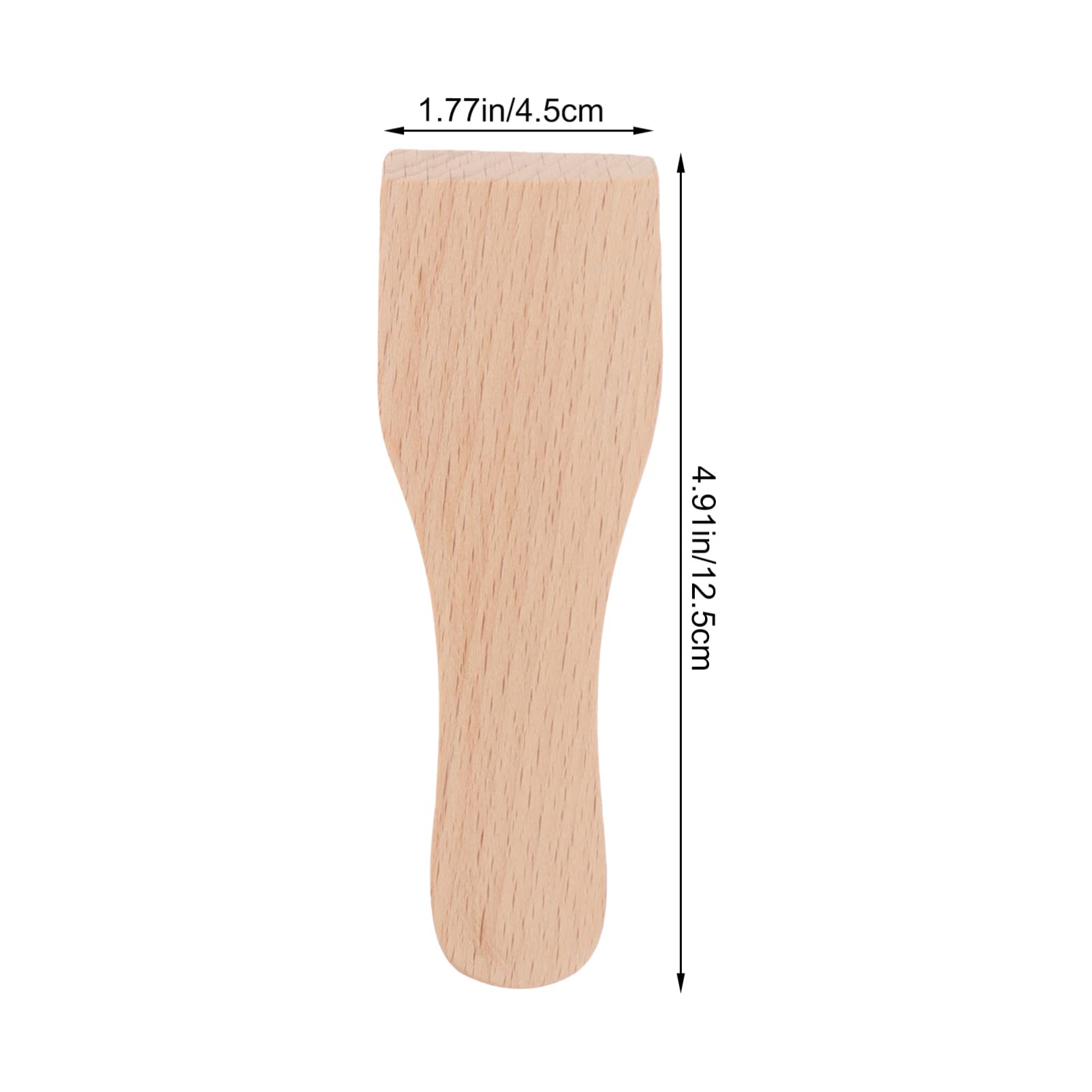 6-Piece Wooden Spatula Set - Small Wooden Shovels, Butter & Pizza Spatulas for Cooking, BBQ, Baking, Mixing - Kitchen Utensils for Jam, Cheese, Dough Spreading - Perfect for Home Baking, Grilling & Food Prep