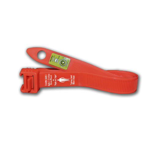Stat Tourniquet Orange - Emergency First Aid Trauma Kit for Outdoor, Hiking, and Survival - Stop Bleeding Fast in Accidents & Injuries