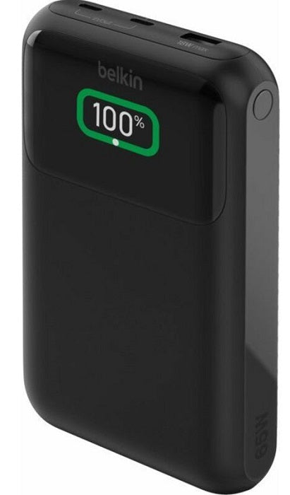 Belkin BoostCharge Pro 20K mAh 3-Port Laptop Power Bank - Fast Charging Portable Charger for MacBook, iPhone, iPad | Perfect for Travel, Work, and Emergency Power Backup