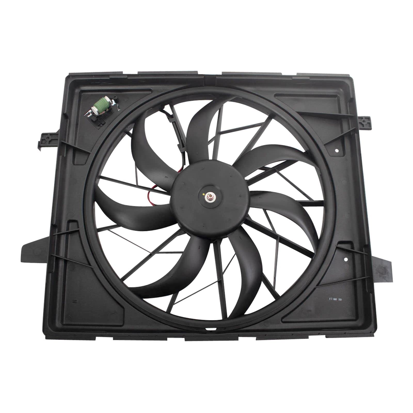 High-Performance Radiator Cooling Fan Assembly for 2021-2022 Dodge Durango CH3115203 - Perfect for Engine Cooling & Overheating Prevention in Hot Weather & Heavy Traffic