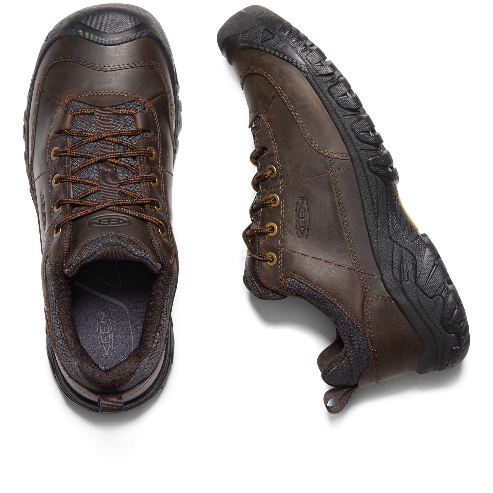 KEEN Men's Targhee 3 Oxford Waterproof Hiking Shoes - Lightweight & Durable for Outdoor Adventures, Trail Walking & Casual Wear