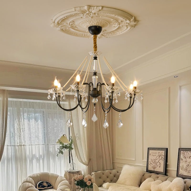 Luxury Empress Crystal Chandelier - Elegant Modern Ceiling Light Fixture for Dining Room, Living Room & Bedroom Decor | Dimmable LED Lighting for Home & Wedding Events