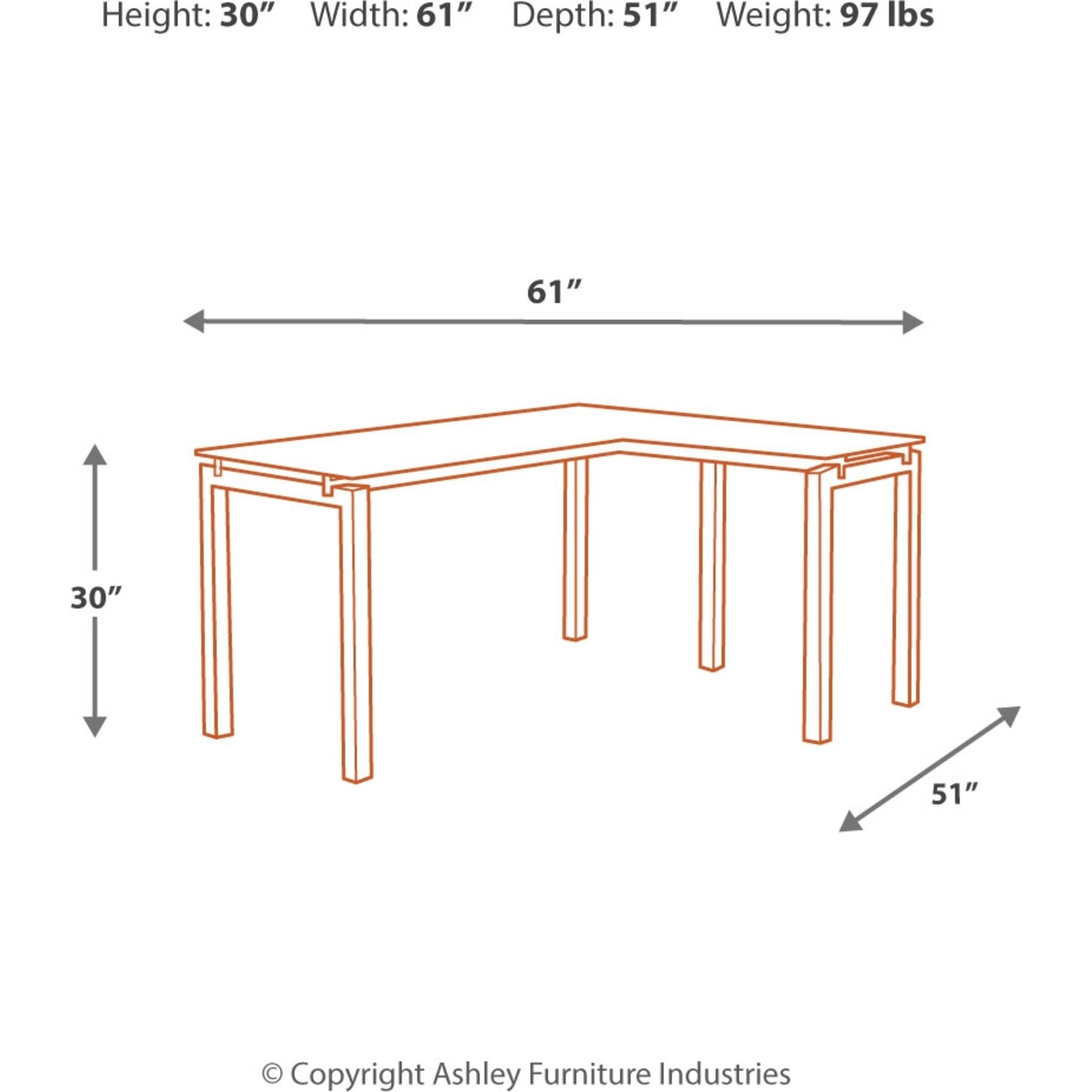 Baraga White L-Shaped Computer Desk for Home Office, Gaming & Study - Modern L-Shaped Writing Desk with Ample Workspace, Ergonomic Design for PC, Laptop & Office Use