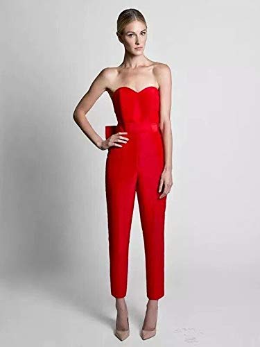 Elegant Women's Formal Jumpsuit with Train & 2-Piece Wedding Guest Dress Set - Long Evening Gown for Special Occasions, Parties & Black Tie Events 2024 Collection