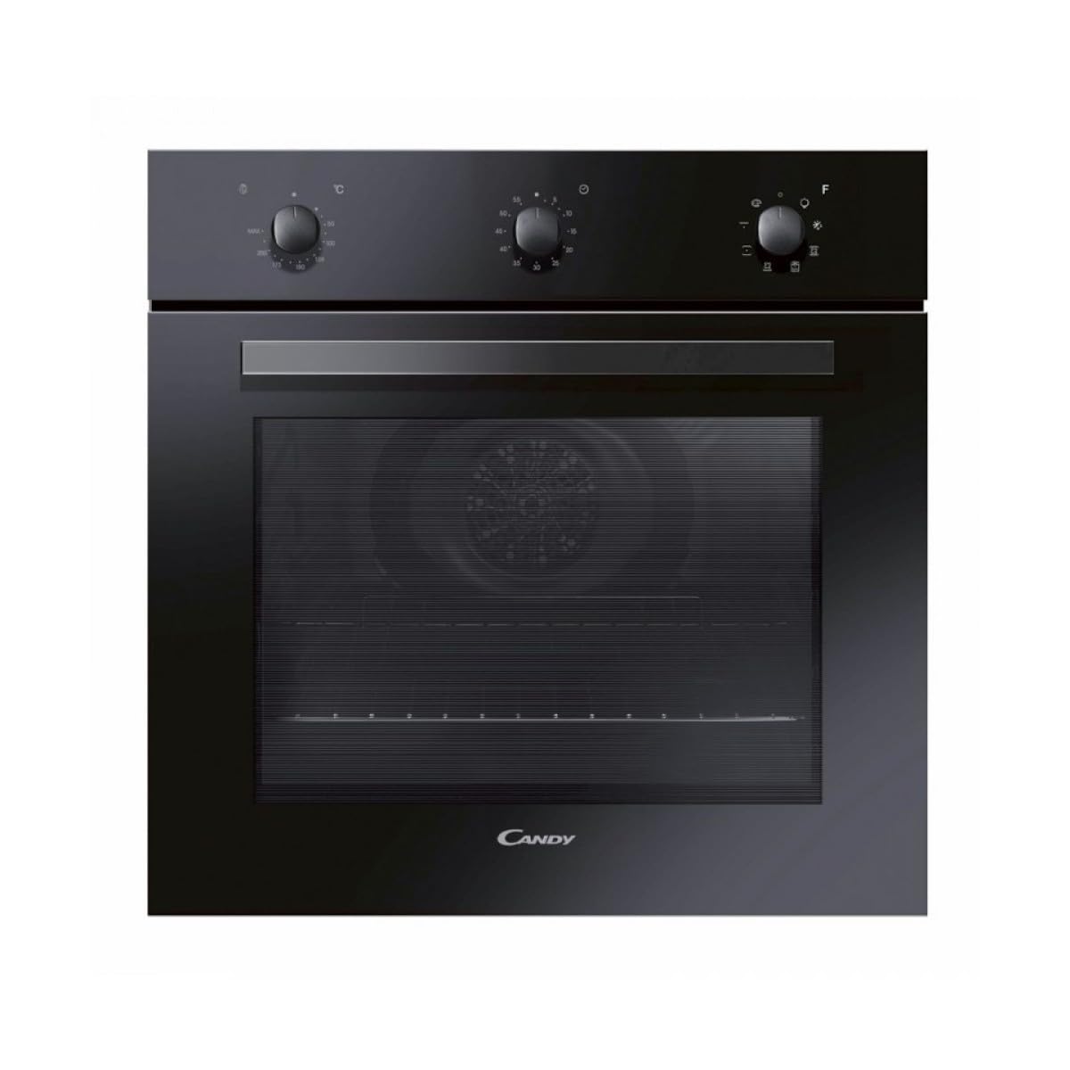 Forno Elettrico Ventilato Candy FCT 602 N/E - 65 Litri Electric Convection Oven in Black for Baking, Roasting & Cooking at Home