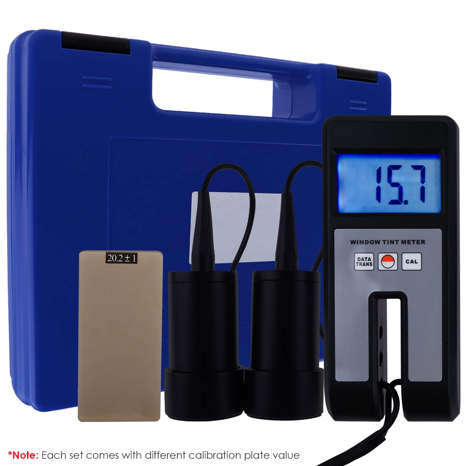 Professional Window Tint Meter 0-100% VLT Tester - Digital Car Film Transmission Gauge for Measuring Auto Tint, Windshield & Glass (Perfect for Auto Shops, DIY Car Enthusiasts & Window Film Installers)
