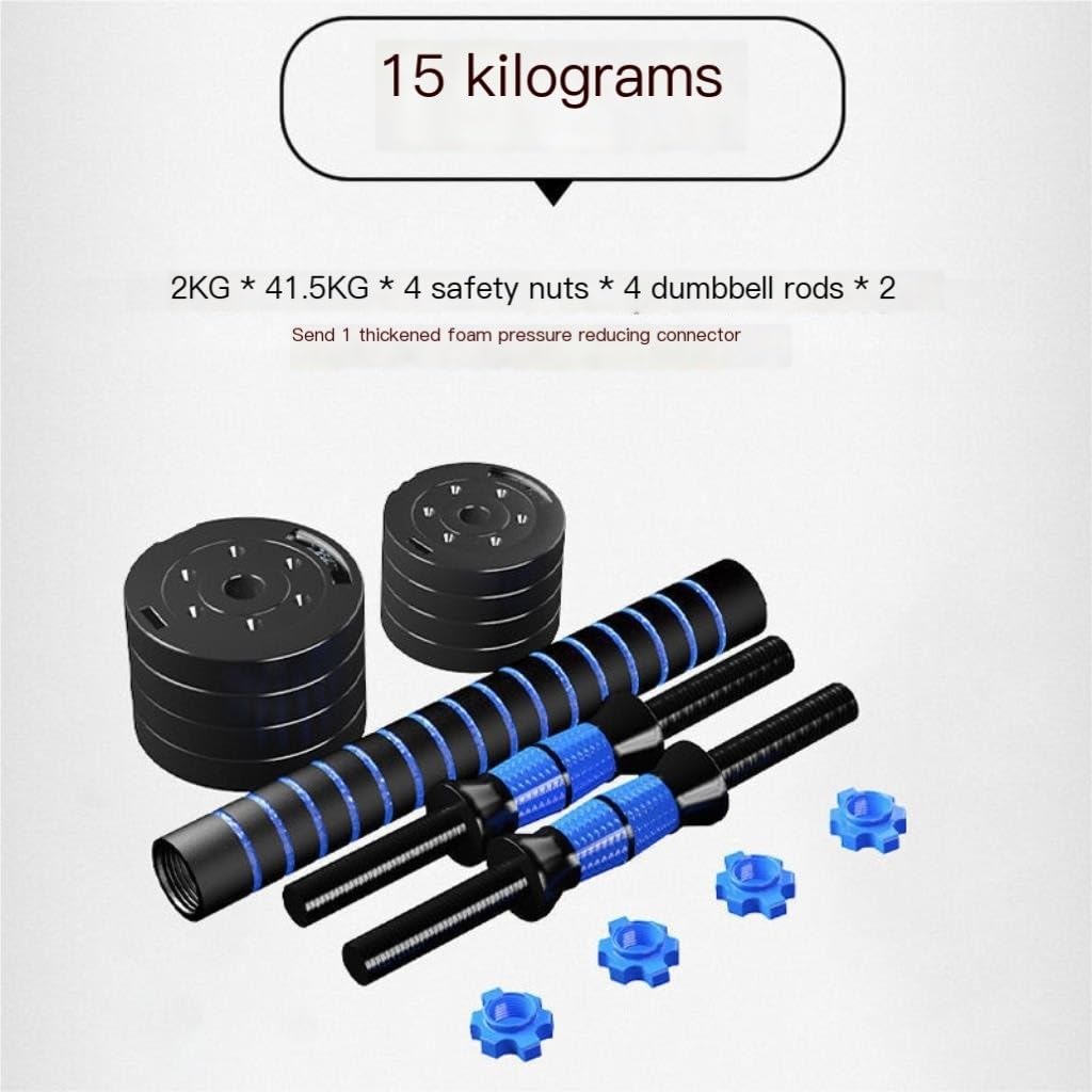 Adjustable Dumbbells Set for Women & Men - Home Gym Fitness Equipment with Barbell Bars - Perfect for Strength Training, Weightlifting & Full-Body Workouts at Home
