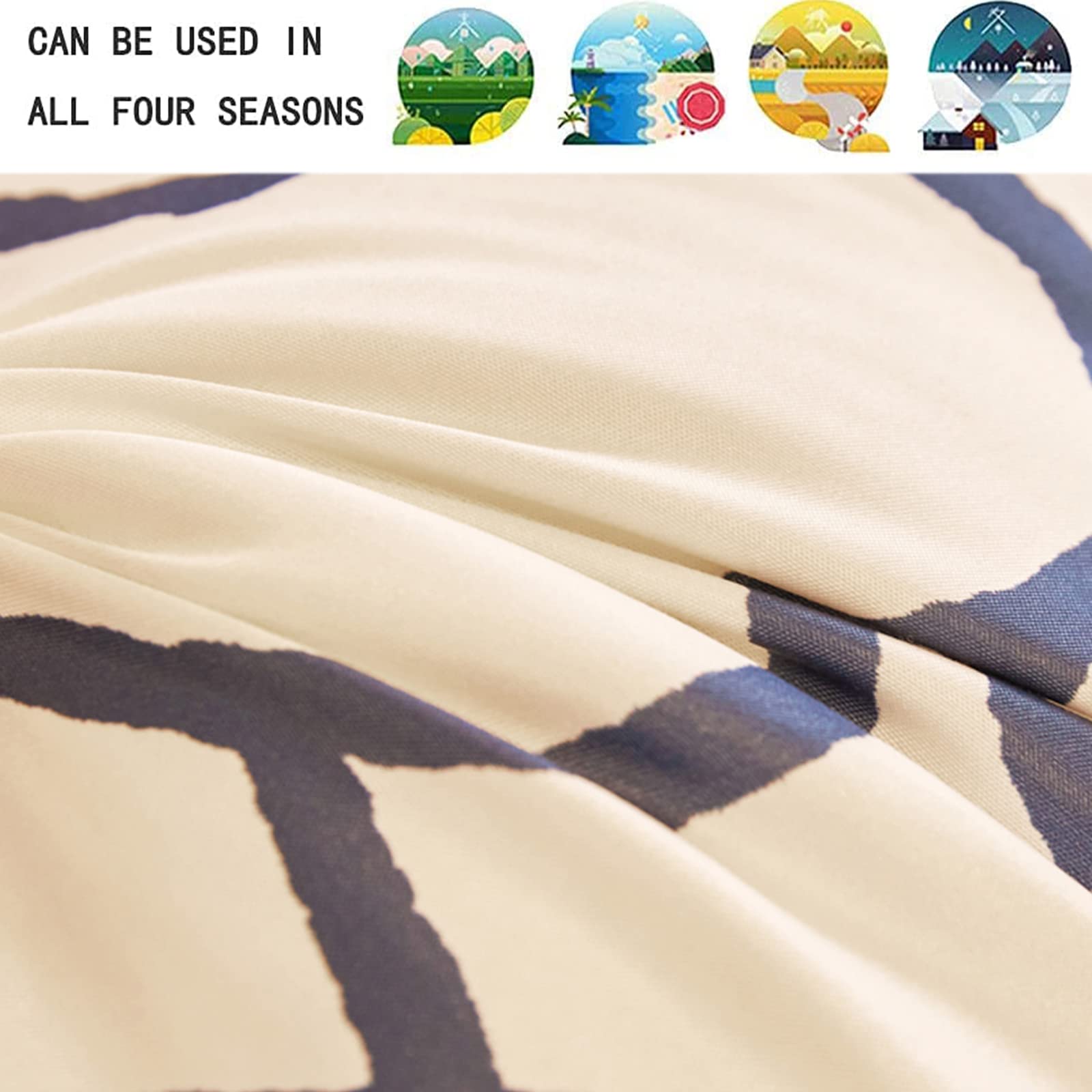 Thick Roll-Up Japanese Futon Mattress - Winter Quilted Floor Mattress & Portable Tatami Sleeping Pad for Camping, Guest Bed, Couch (150x200cm/59x79in) - Perfect for Small Spaces, Sleepovers & Outdoor Adventures