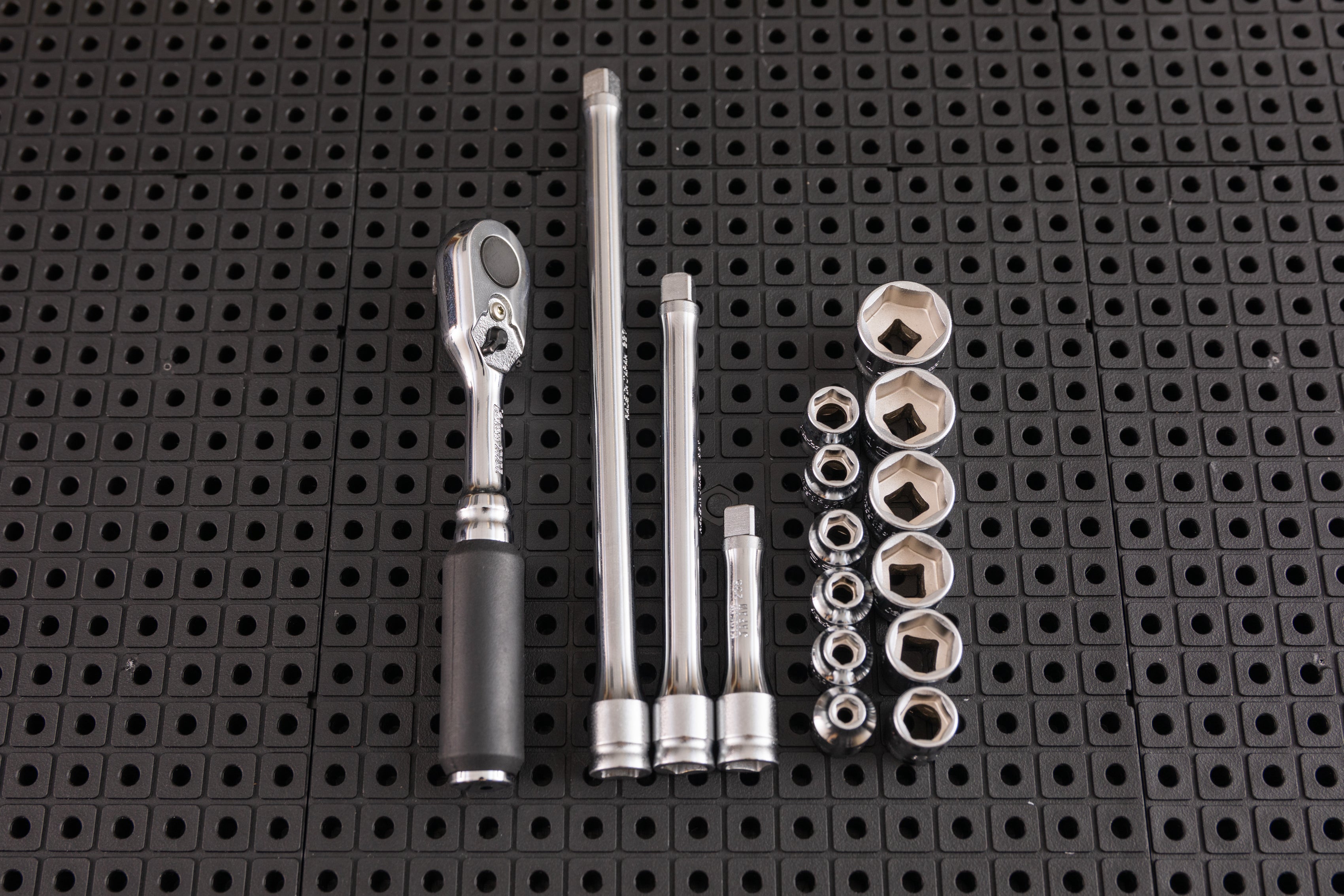 Koken Tools 1/4 Inch Drive Socket Set - Professional Mechanic Tool Kit for Automotive Repair & DIY Projects - Perfect for Home Garage, Car Maintenance & Engine Work