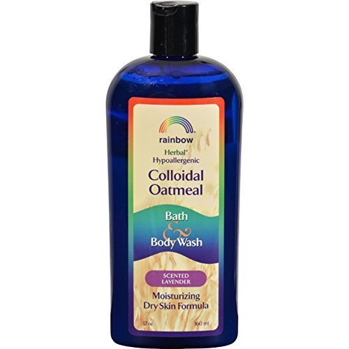 Lavender Scented Colloidal Oatmeal Bath & Body Wash - Soothing Skin Care for Dry, Sensitive Skin - Perfect for Relaxing Baths & Daily Shower Use