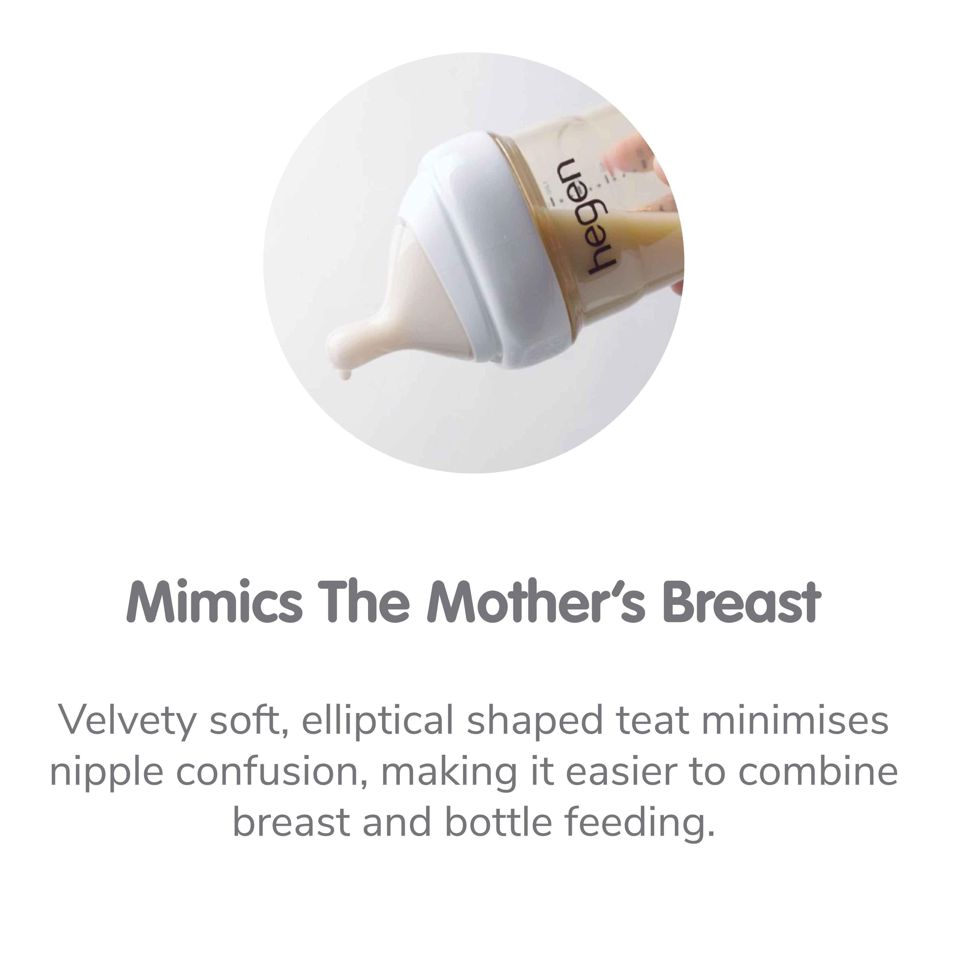 Grow With You Nipple Bundle - 1 to 6 Months Baby Bottle Nipples Set for Breastfeeding Transition | Perfect for Newborns to Infants
