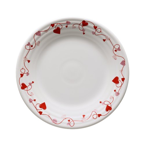 Valentine Classic Rim 9 Inch Luncheon Plate - Elegant Dinnerware for Romantic Dinners, Bridal Showers & Special Occasions