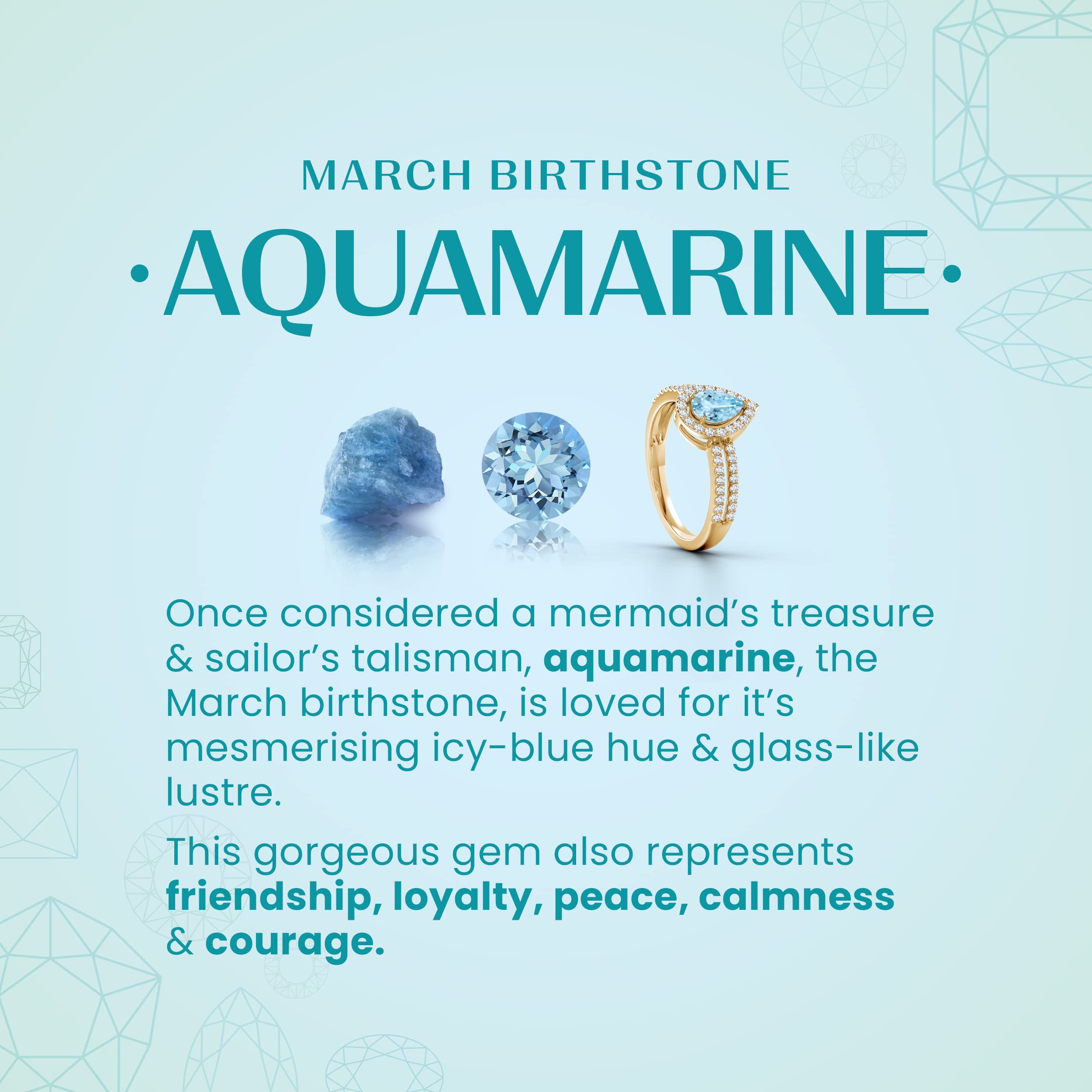 ANGARA Natural Round Aquamarine Stud Earrings in 14K Solid Gold/Platinum | March Birthstone Jewelry for Women, Birthday, Engagement, Anniversary & Wedding Gift | Perfect for Everyday Wear & Special Occasions
