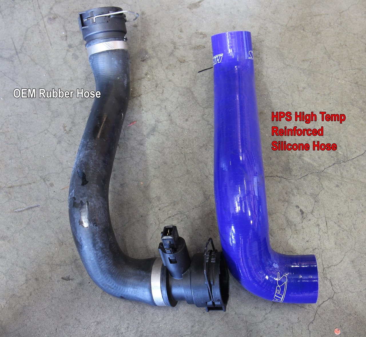 HPS 57-1698-BLK-1 Black Silicone Radiator Hose Kit - High Performance Coolant Hose Replacement (1 Pack) - Perfect for Car Engine Cooling System Upgrades & Maintenance