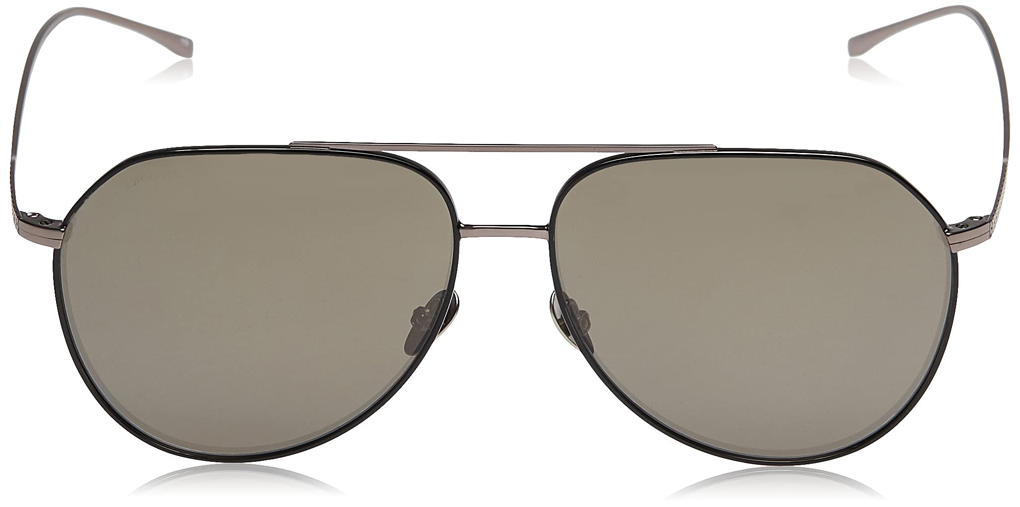 Lacoste L209s Aviator Sunglasses for Men & Women - Polarized UV Protection - Classic Retro Style for Driving, Travel & Outdoor Activities
