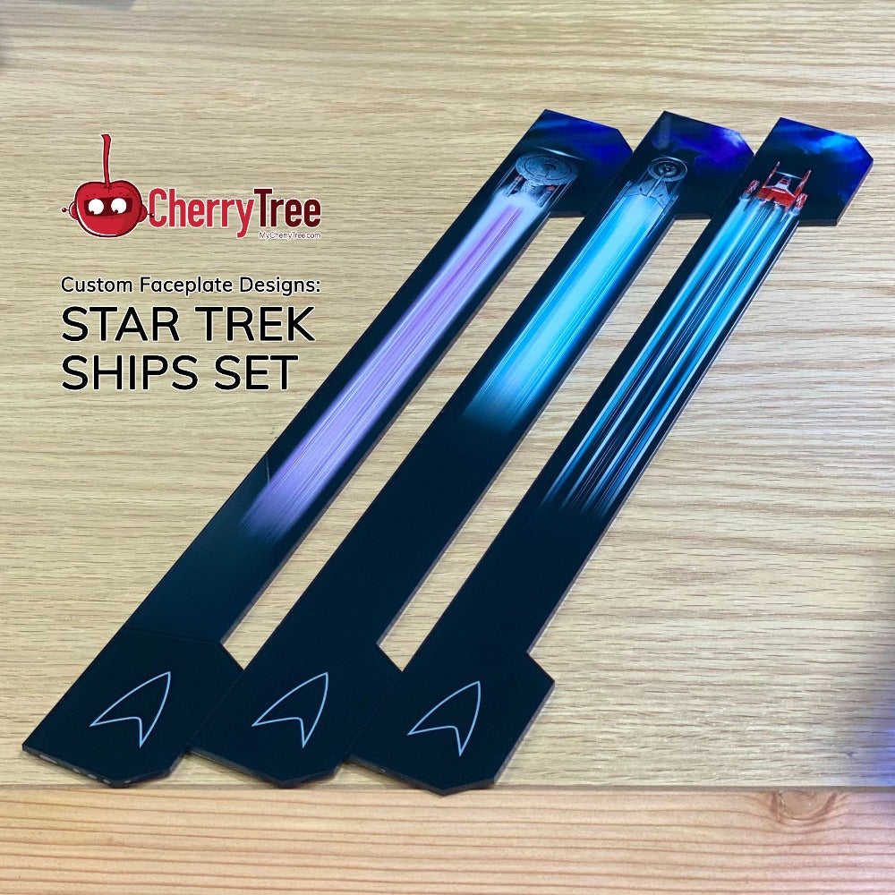 Geek Machine™ Star Trek Edition PC Gaming Case (BLACK) - Perfect for Sci-Fi Fans & Custom Gaming Rigs - Ideal for Star Trek Themed Setups & Collector Displays