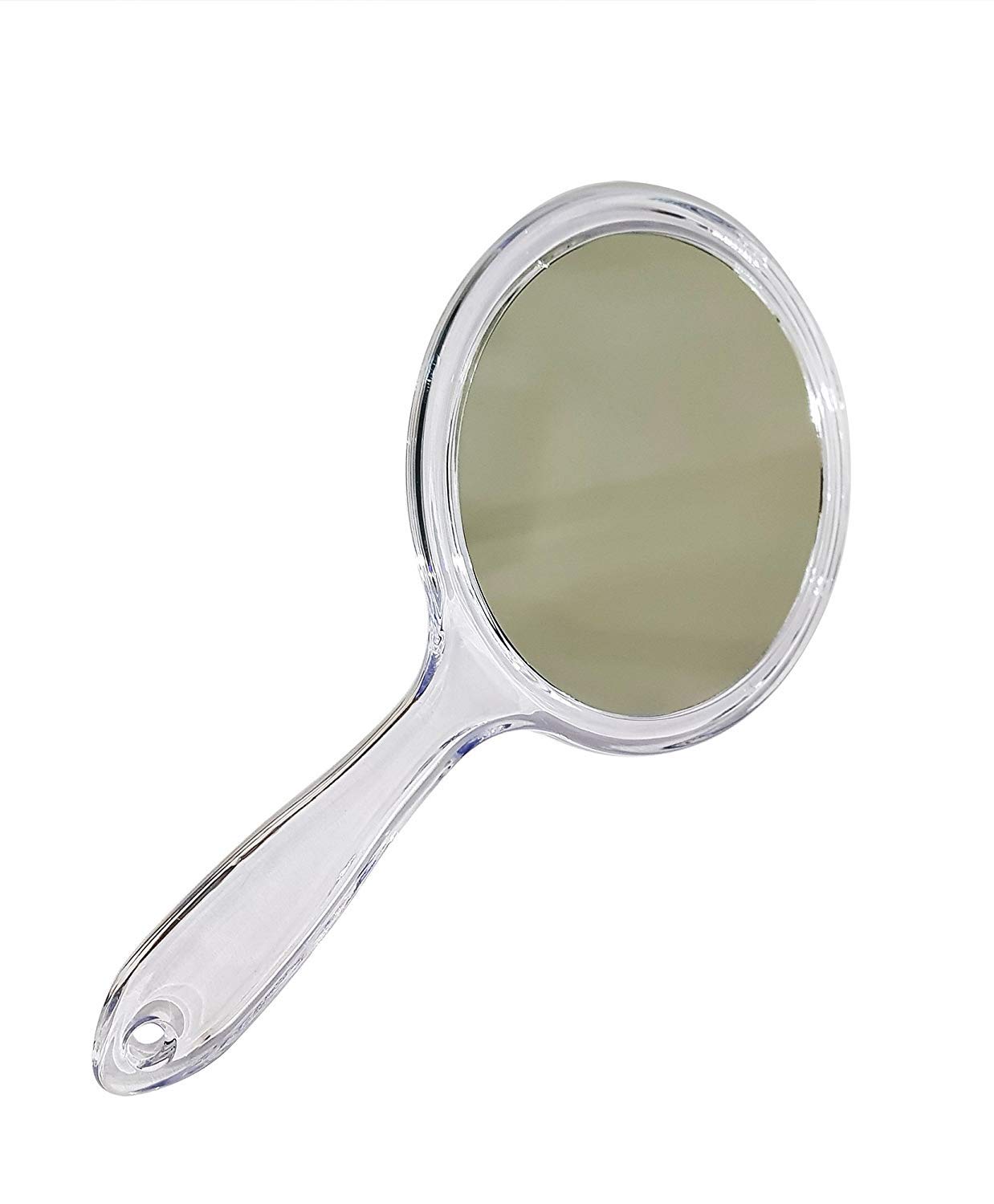 Premium Handmade Makeup Mirror - Portable Cosmetic & Shaving Mirror for Women & Men | Travel-Friendly Compact Design (10g, White) | Perfect for Home Vanity, Hotel Bathroom & On-the-Go Touchups