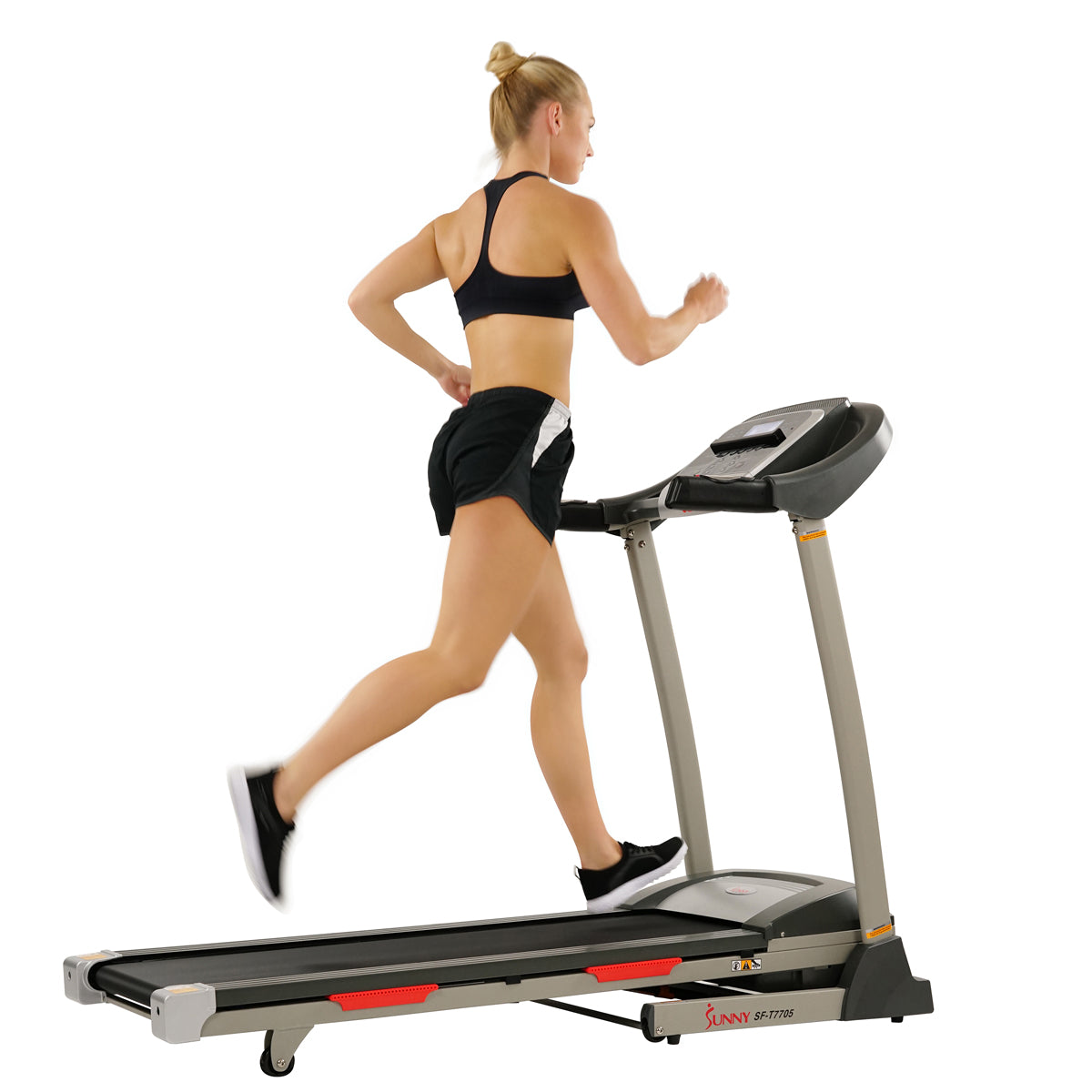 Foldable Portable Treadmill with 15% Incline & Shock Absorption - Smart Bluetooth App Connectivity for Home Gym & Small Spaces - Perfect for Walking, Jogging & Apartment Workouts