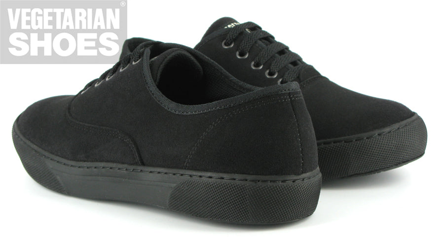 Vegan Black Kennedy Sneakers - Eco-Friendly Leather-Free Shoes for Men & Women | Perfect for Casual Wear, Work & Sustainable Fashion