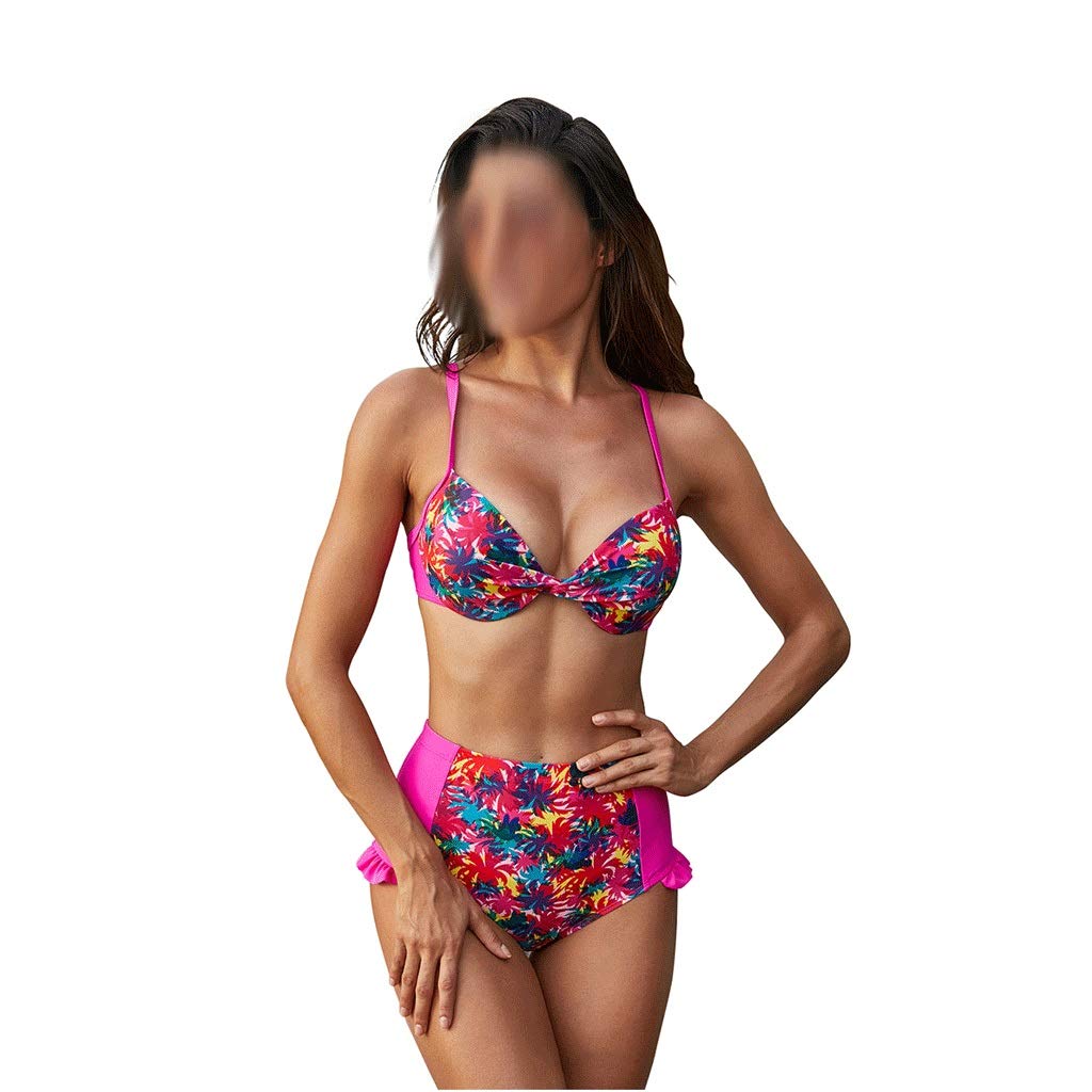 Sexy Push Up Bikini for Women - High Waisted Swimsuit with Adjustable Straps, X-Large - Perfect for Beach Vacation, Pool Party & Summer Getaways