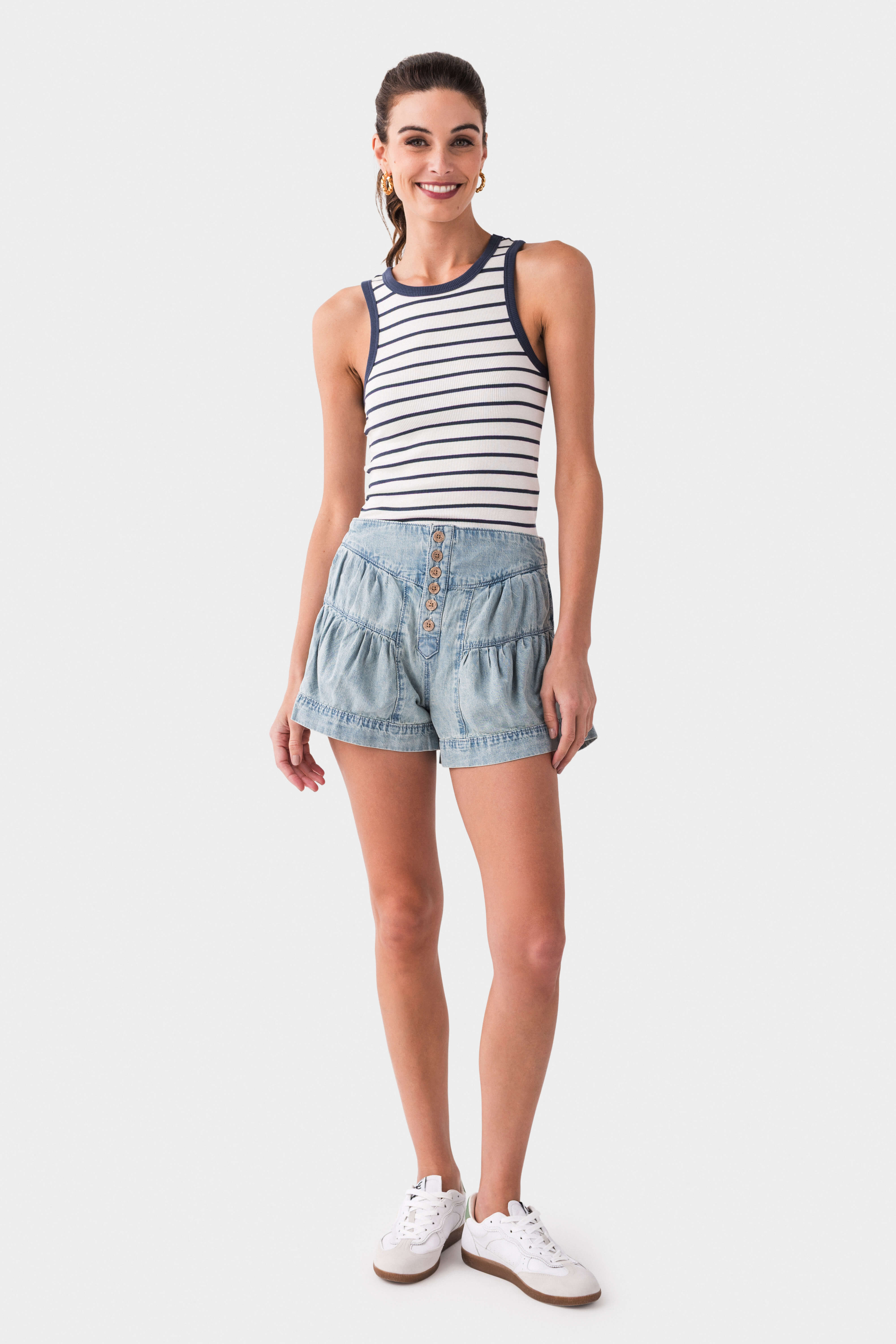 Z Supply Hadley Striped Tank Top for Women - Soft Breathable Summer Casual Wear - Perfect for Beach, Yoga & Everyday Outfits